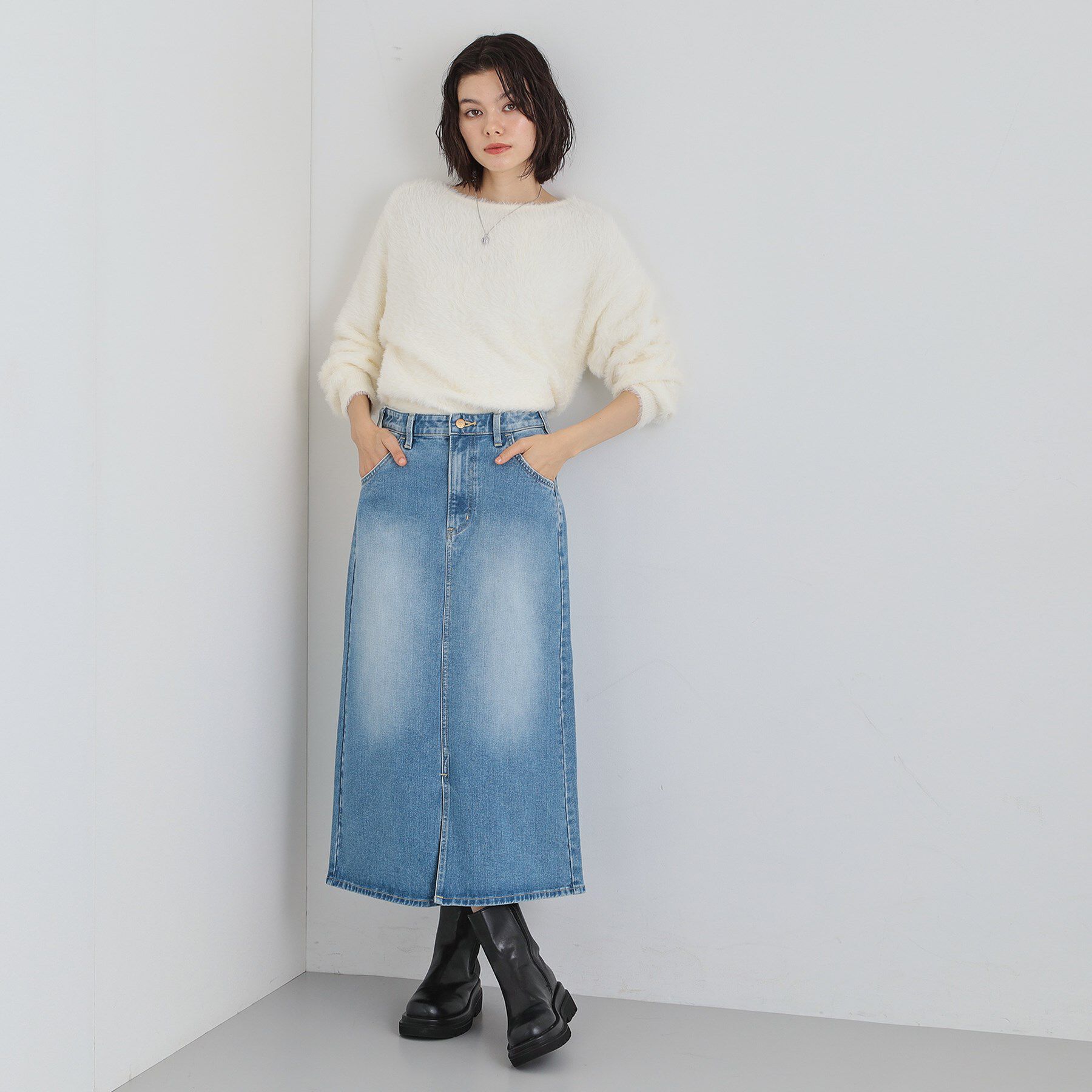 THE SHOP TK「【Lee】デニムスカート」|スカート|