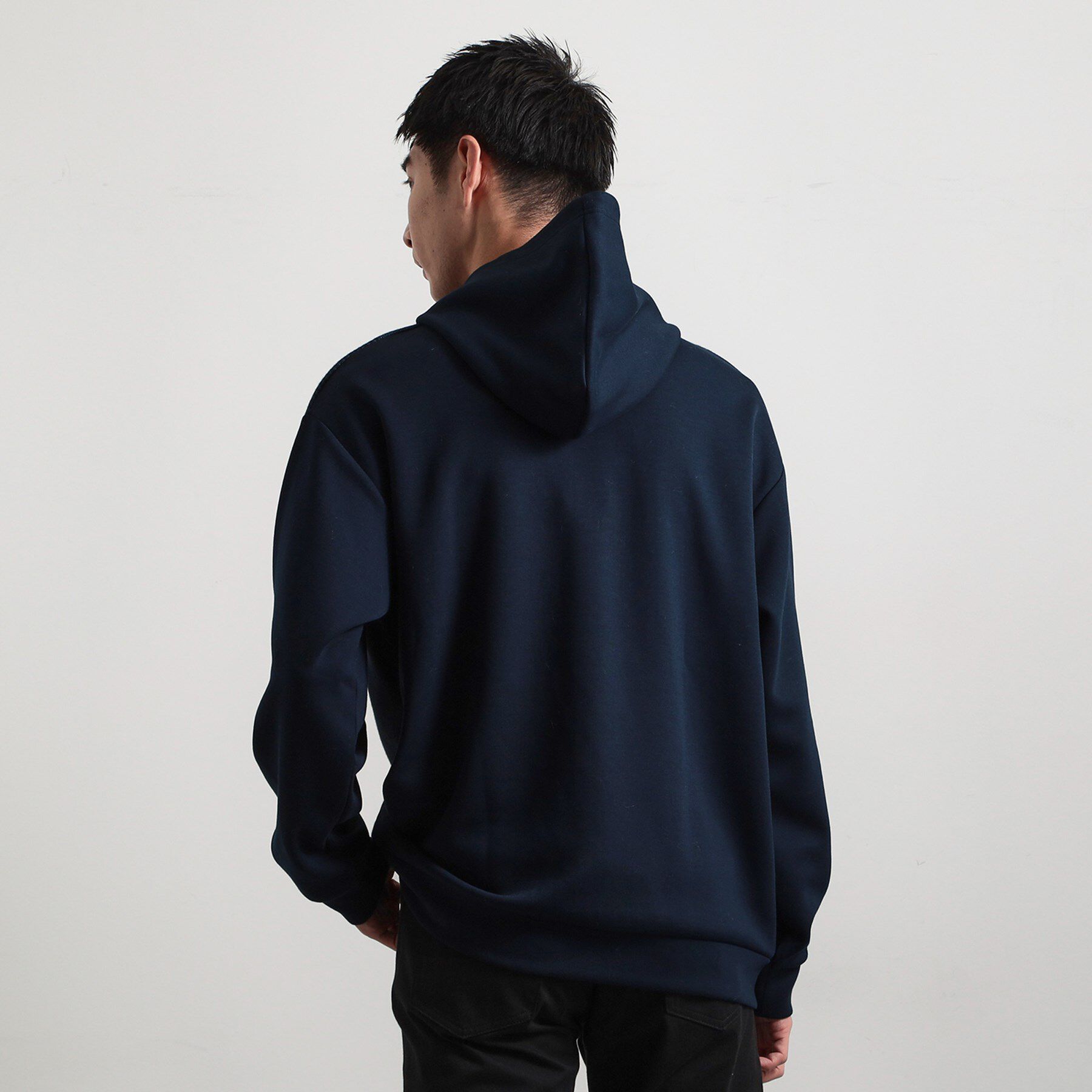 THE SHOP TK「【大人の休日スタイルにはこれ！】フロントチェック柄ニットパーカ　洗濯機OK」|パーカー|