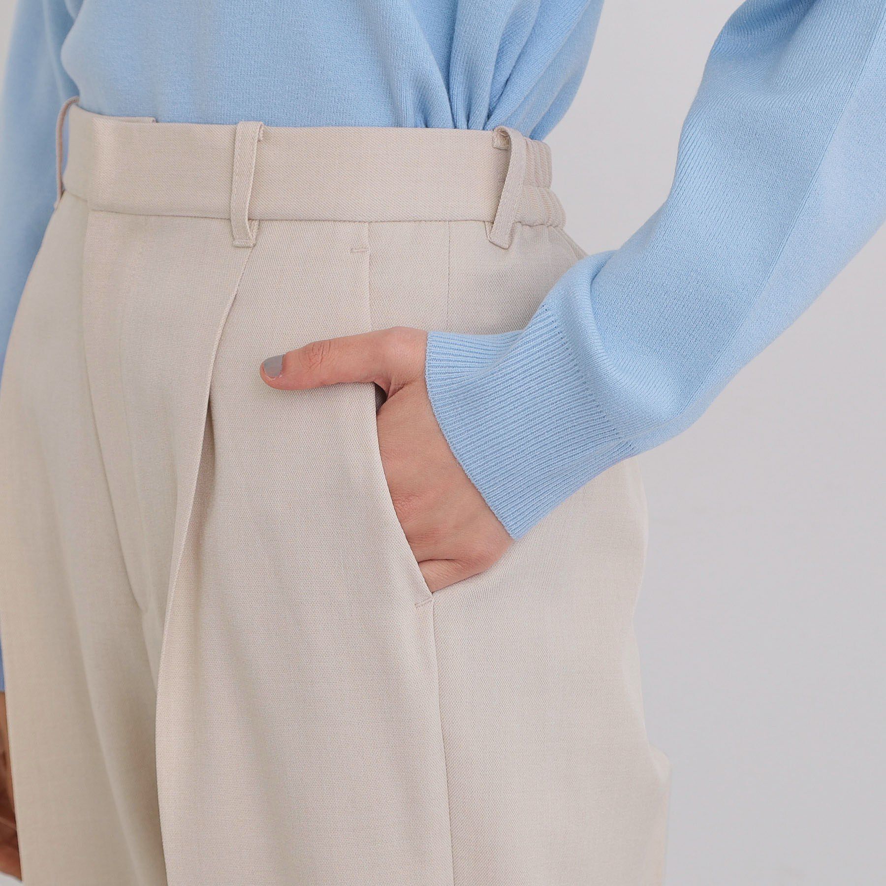 THE SHOP TK「【通勤にもデイリーにも】CAVIAN ベーシックテーパードパンツ/セットアップ可」|その他|