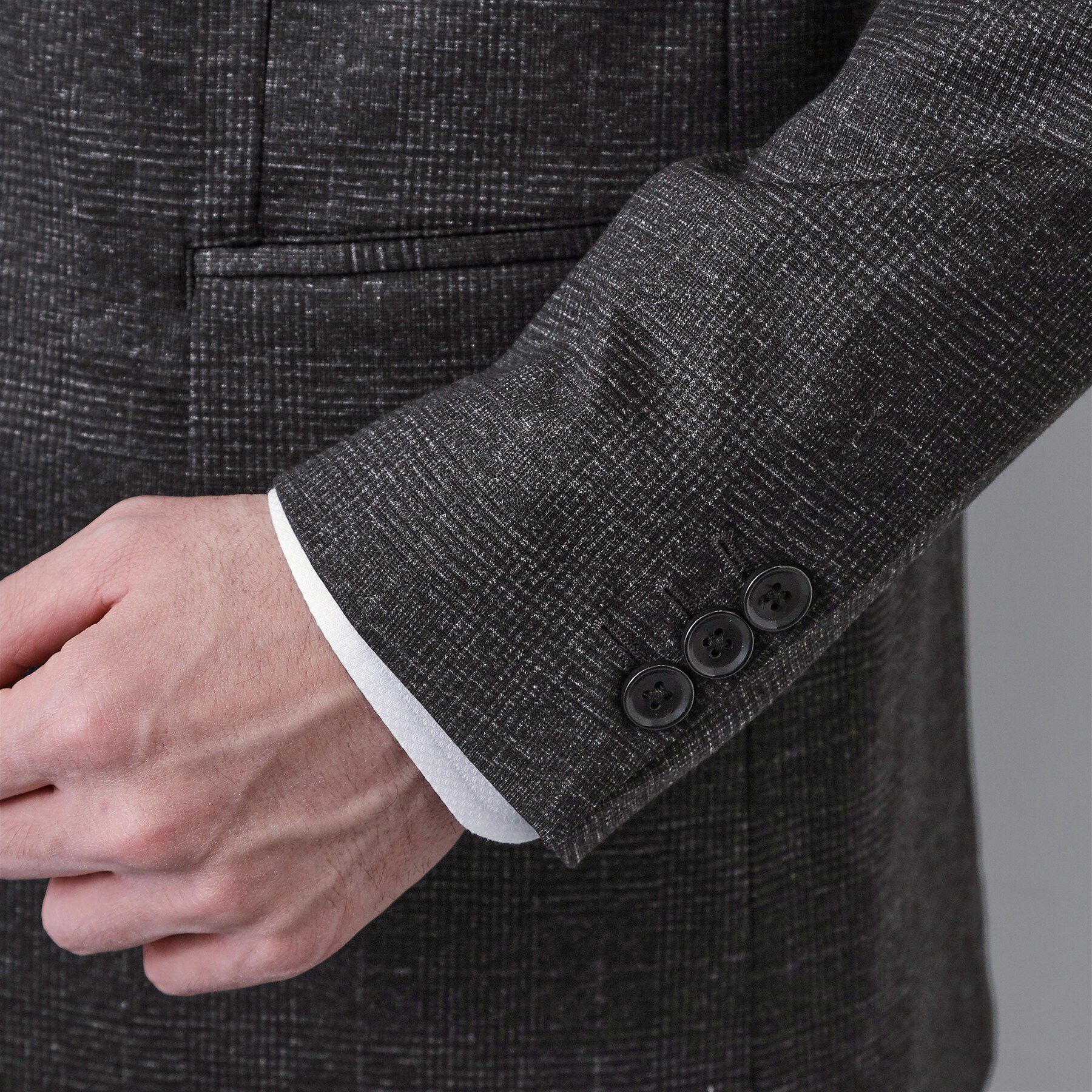 THE SHOP TK「【動きやすい、快適ビジネスジャケット】TRジャージ ジャケット　セットアップ可/洗濯機OK/ストレッ」|テーラードジャケット|