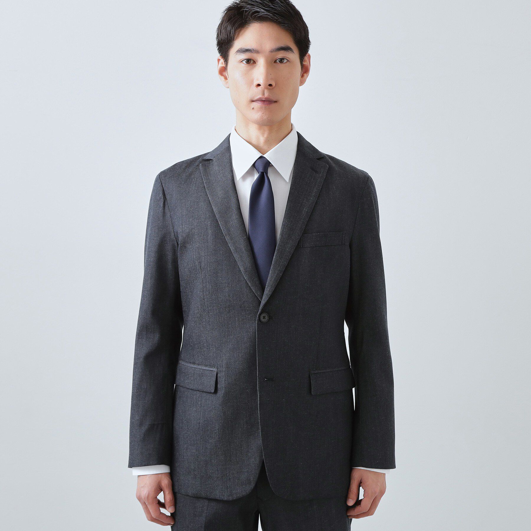 THE SHOP TK「ライトエバーデニム ジャケット 洗濯機OK/ストレッチ/セットアップ可」|デニムジャケット|