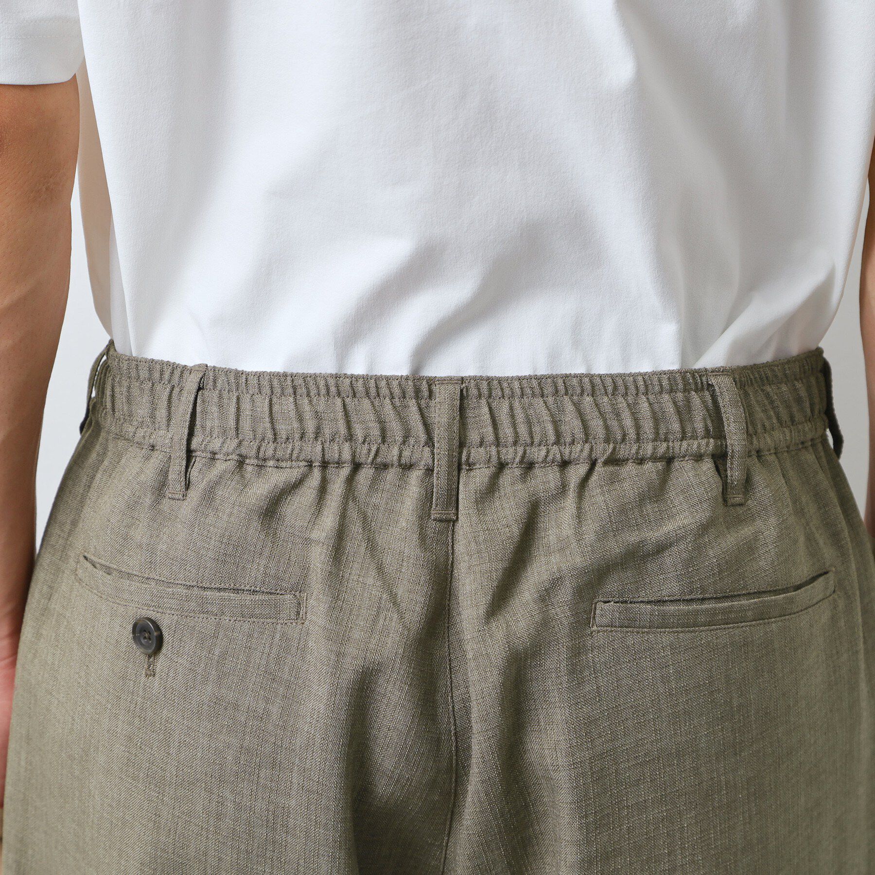 THE SHOP TK「【LINO FINE】リネンライク　ワイドイージーパンツ  吸水速乾/イージーケア/UVカット/洗濯」|その他|