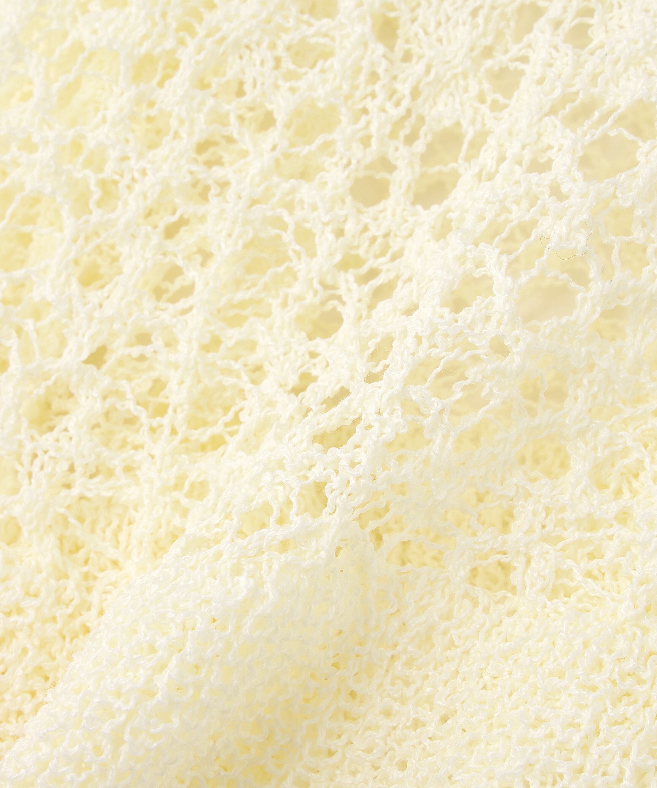  「クロップドレースメッシュニット」|ニット・セーター|