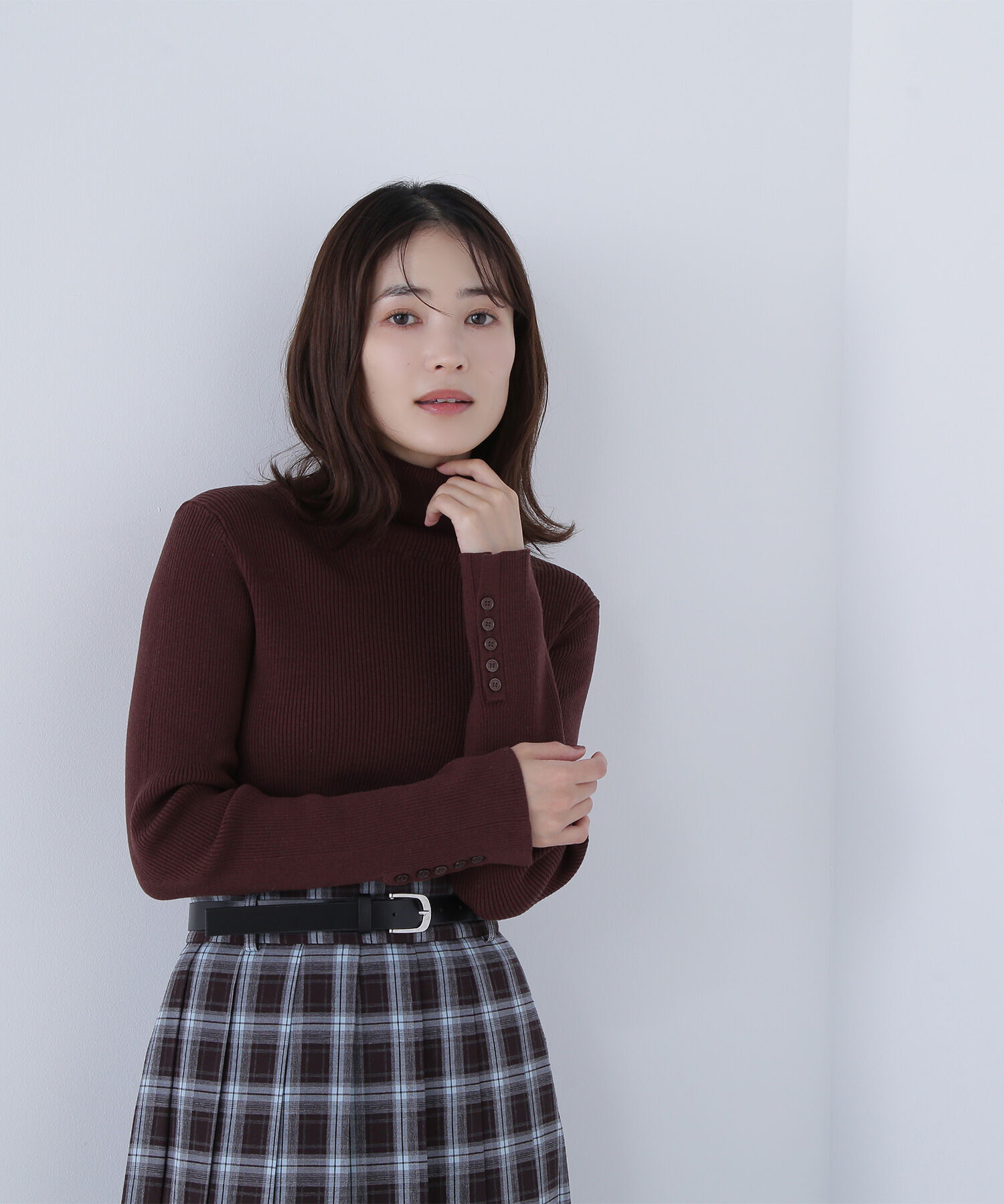  「ベーシックタートルネックニット」|ニット・セーター|