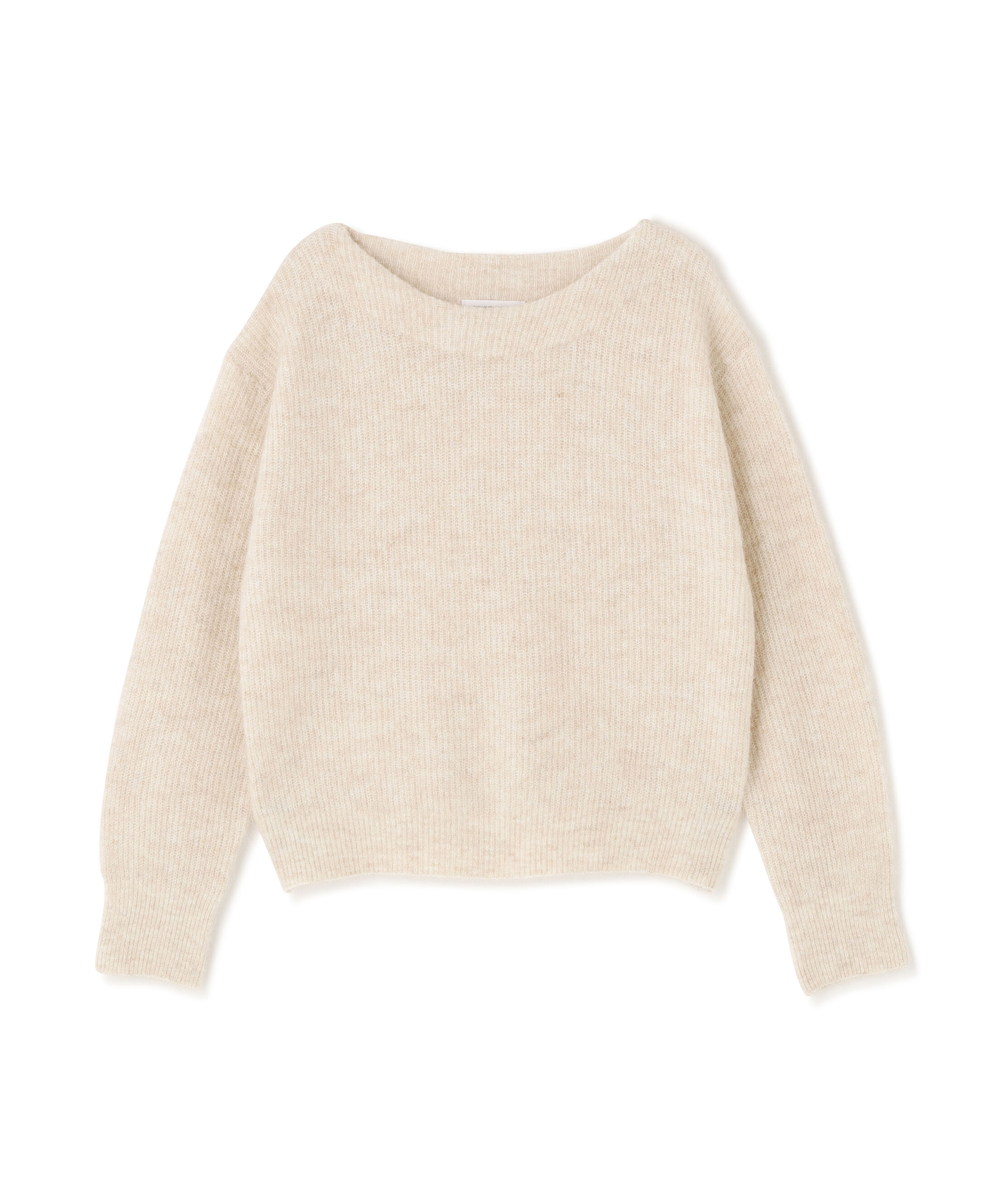  「アルパカ混クルーネックニット」|ニット・セーター|