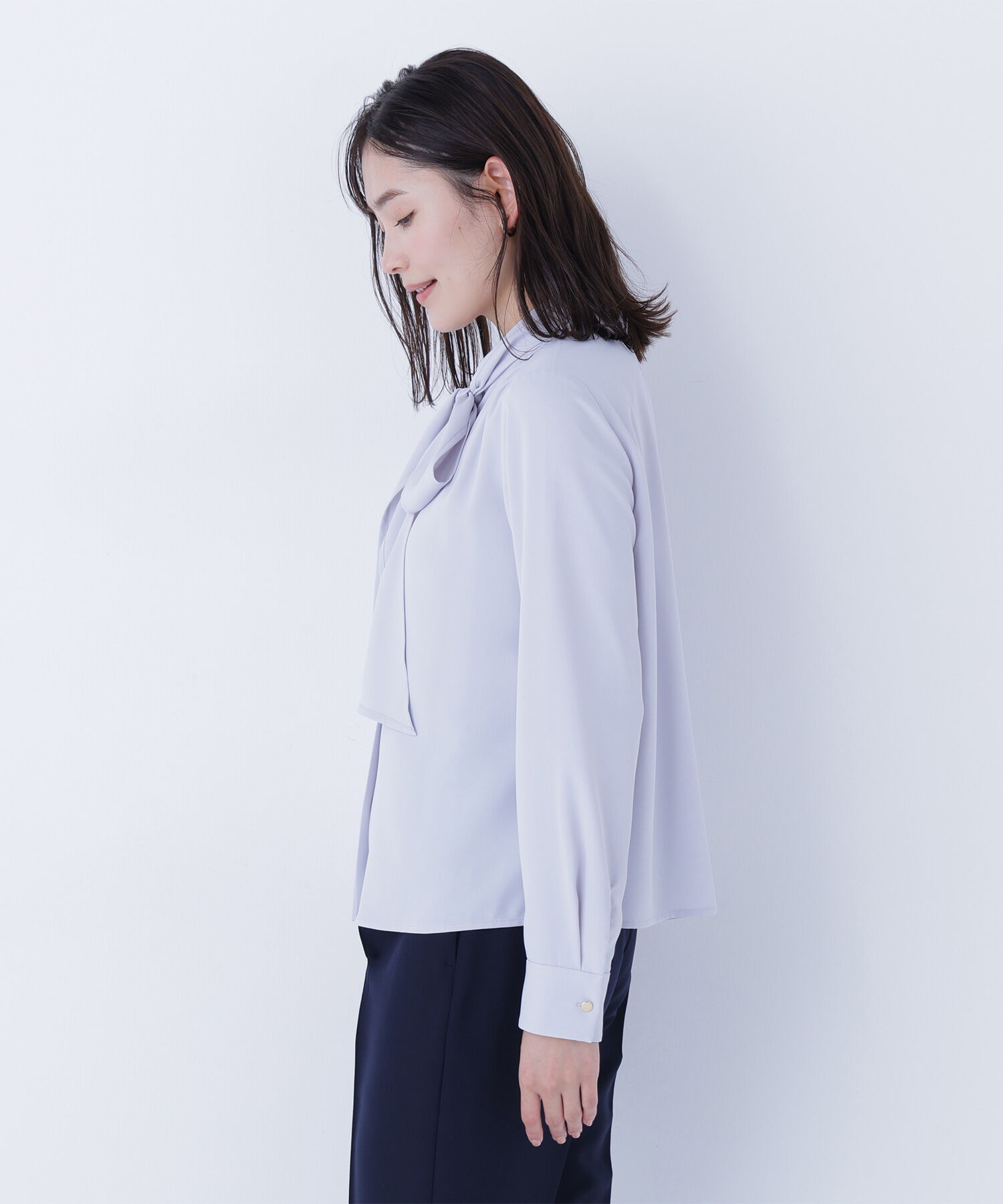  「2wayリボンボウブラウス」|シャツ・ブラウス|