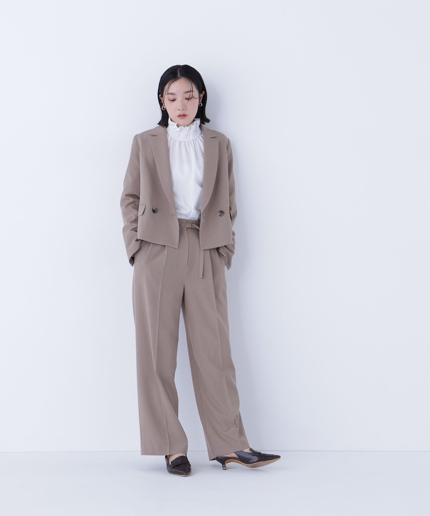  「クラッシー SETUP ツータックパンツ」|その他|