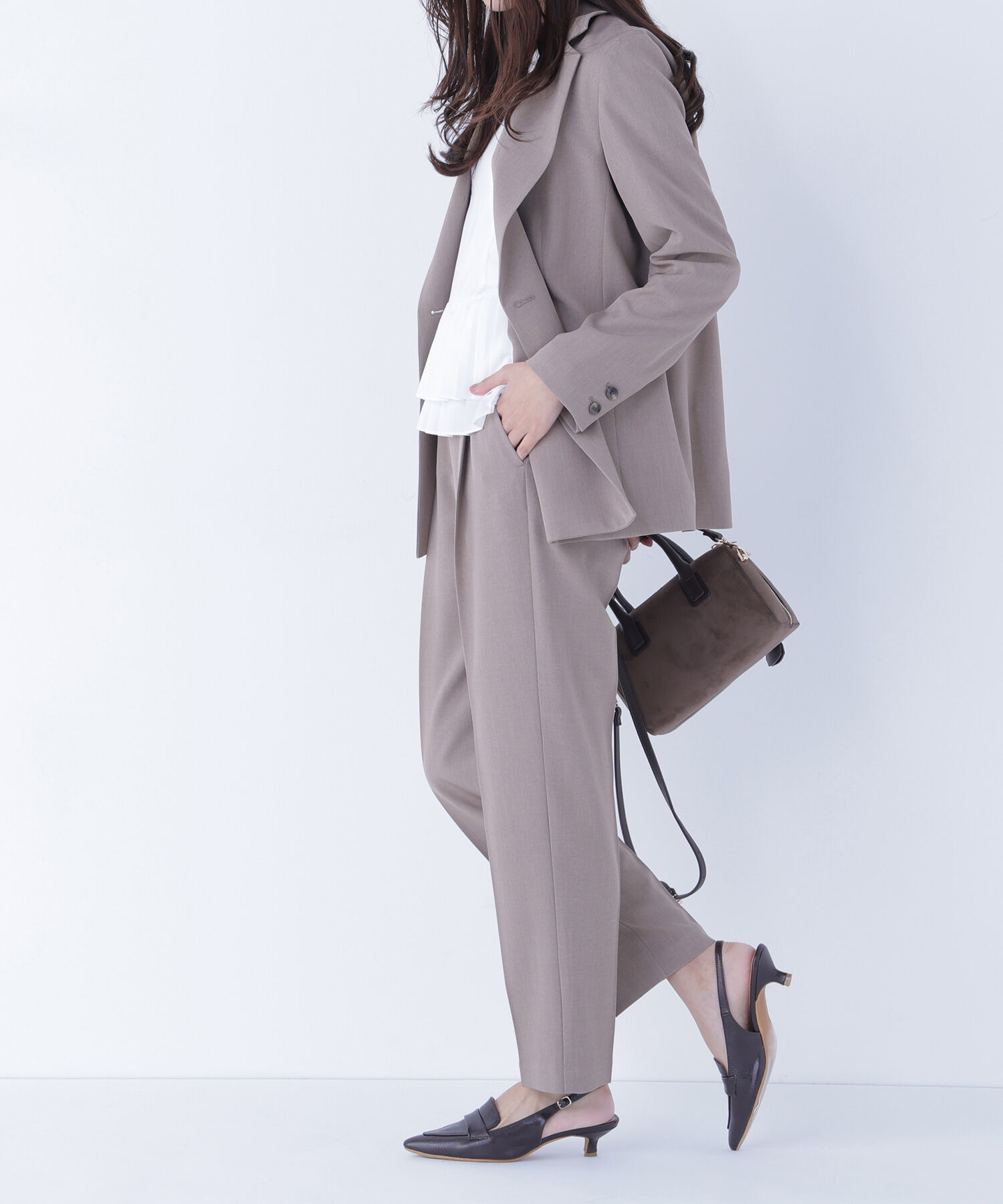  「クラッシー SETUP タックパンツ」|その他|