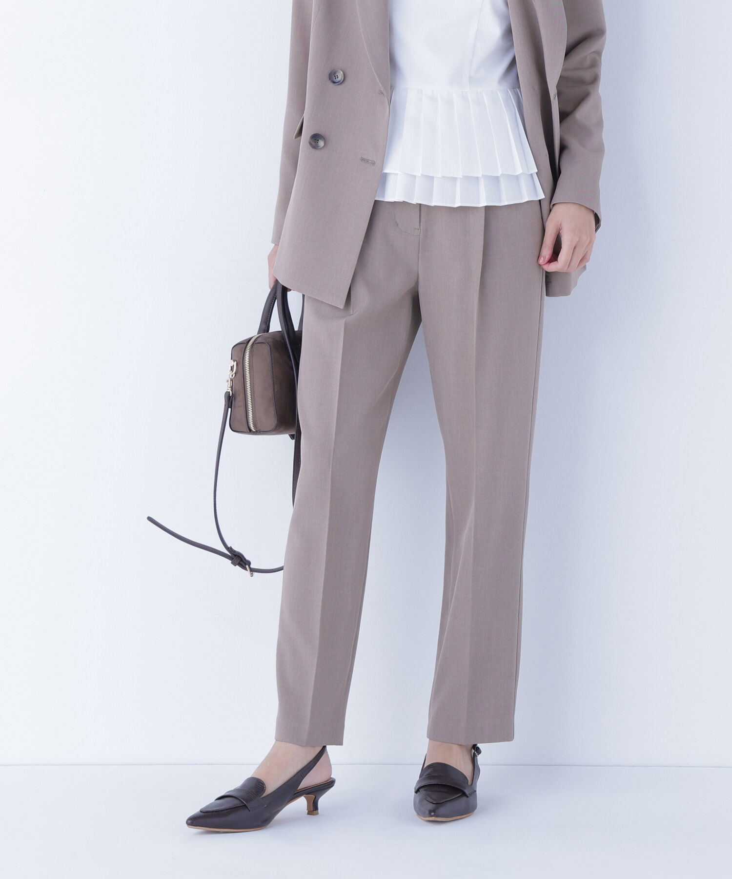  「クラッシー SETUP タックパンツ」|その他|