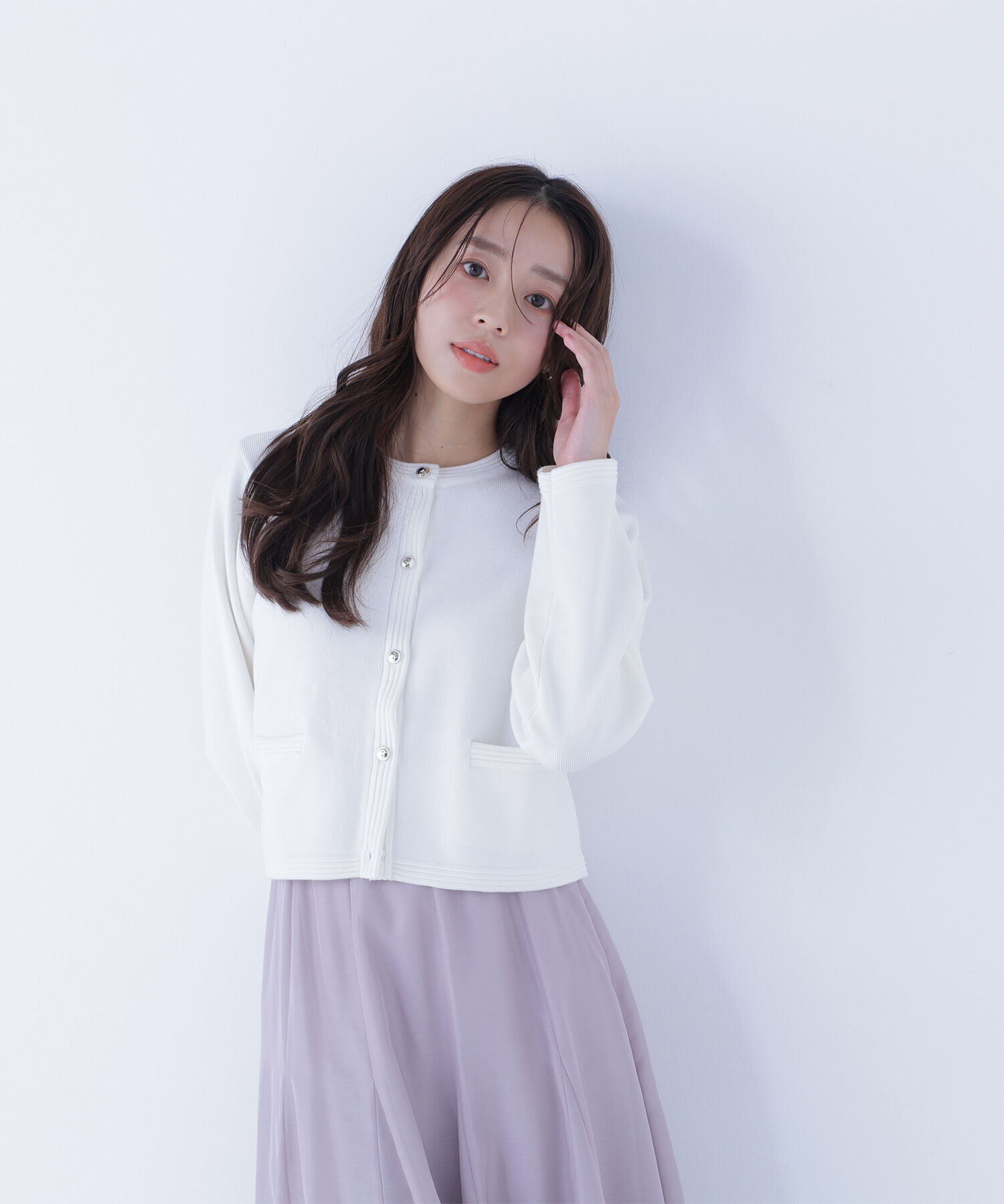  「シルクブレンドカーディガン」|ニット・セーター|