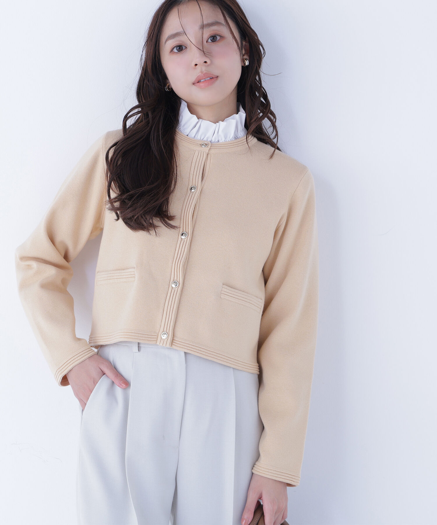  「シルクブレンドカーディガン」|ニット・セーター|