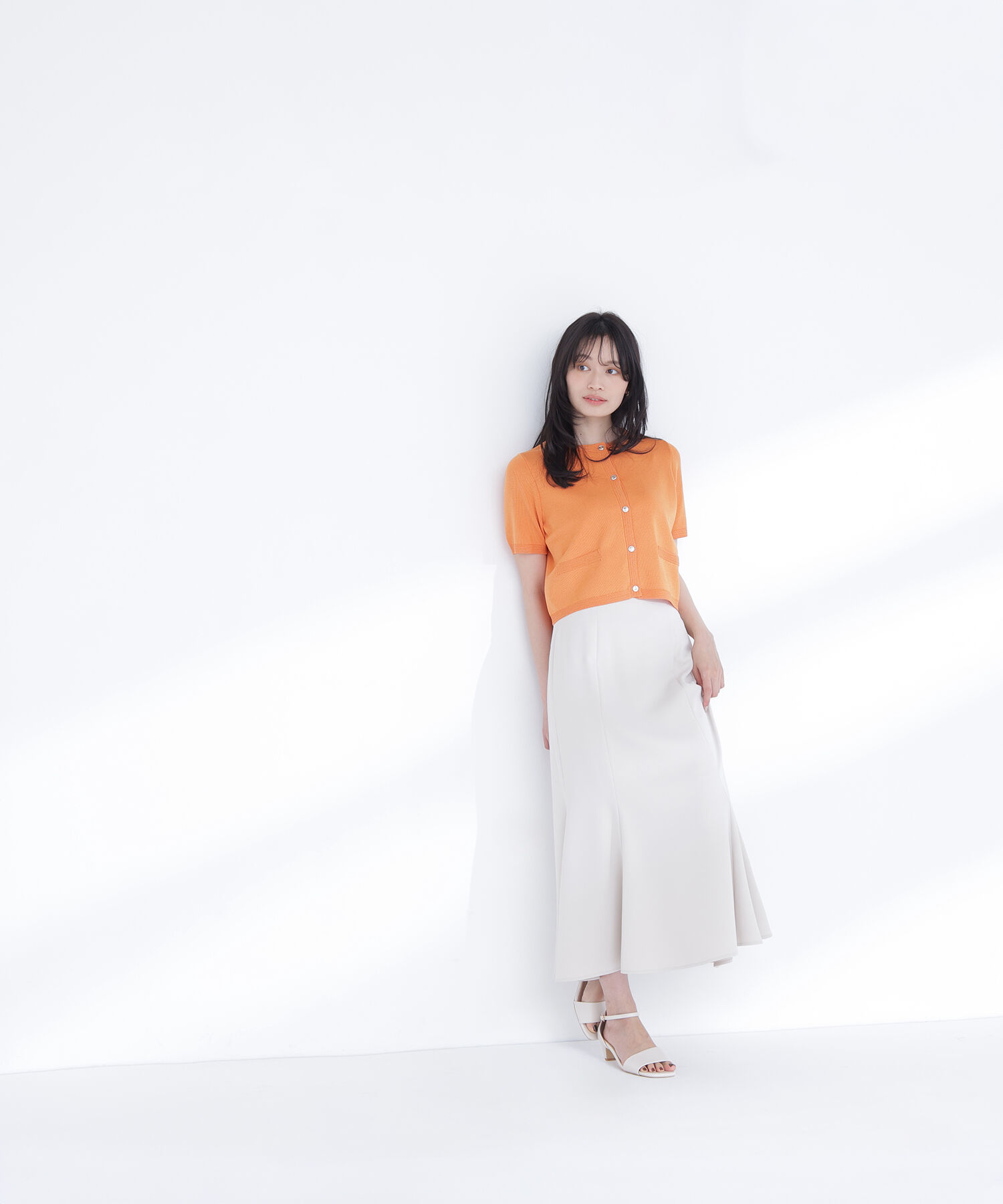  「パネル切替マーメイドスカート」|スカート|