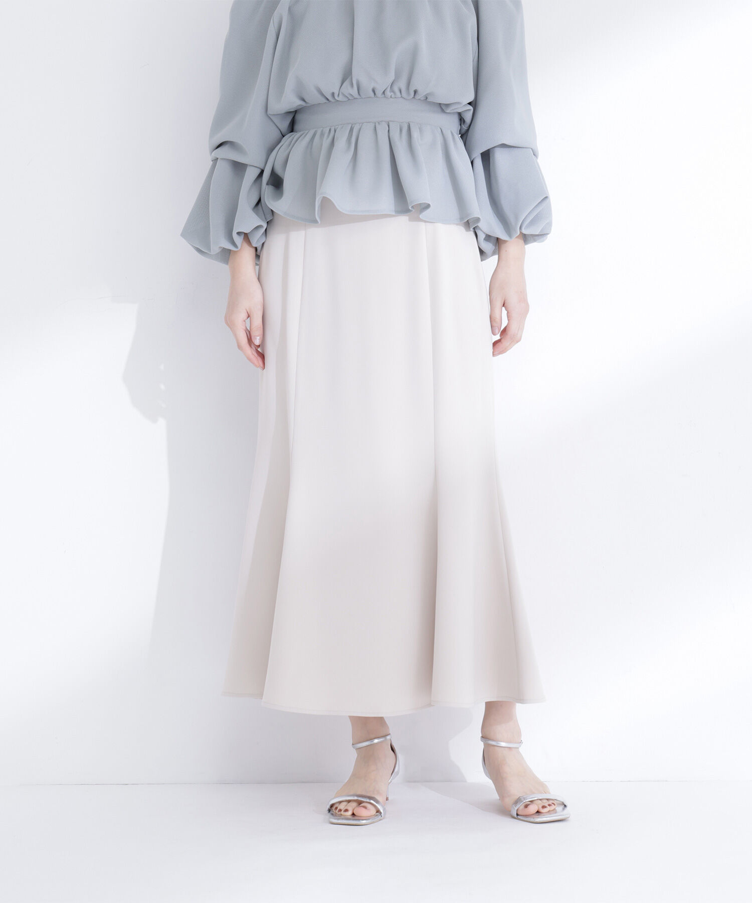  「パネル切替マーメイドスカート」|スカート|