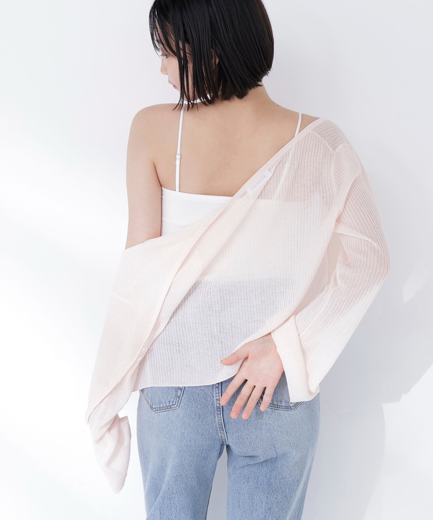  「カップ付インナーシリーズ ベアトップ」|Tシャツ・カットソー|