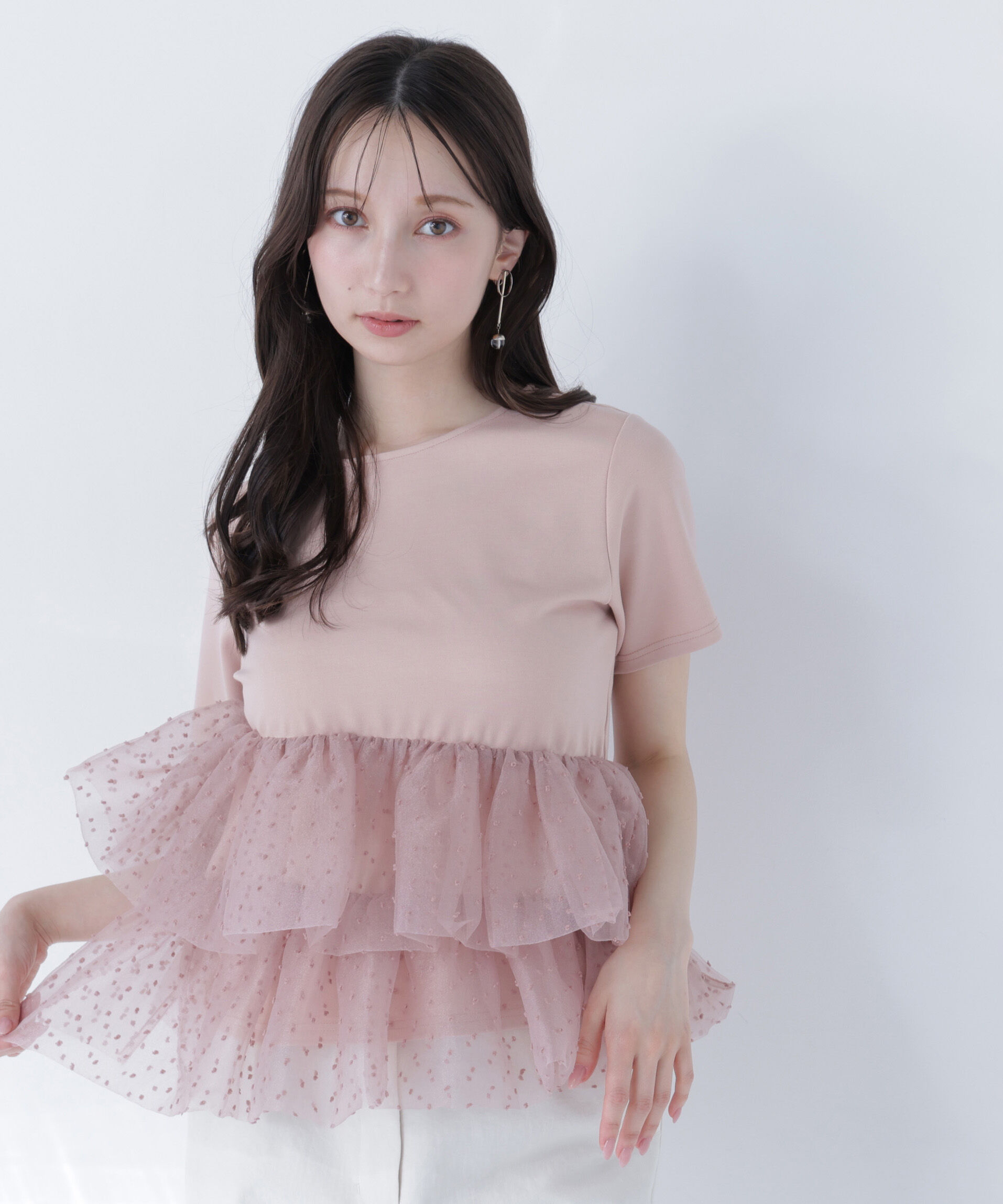  「カットドビーティアードカットソー」|Tシャツ・カットソー|