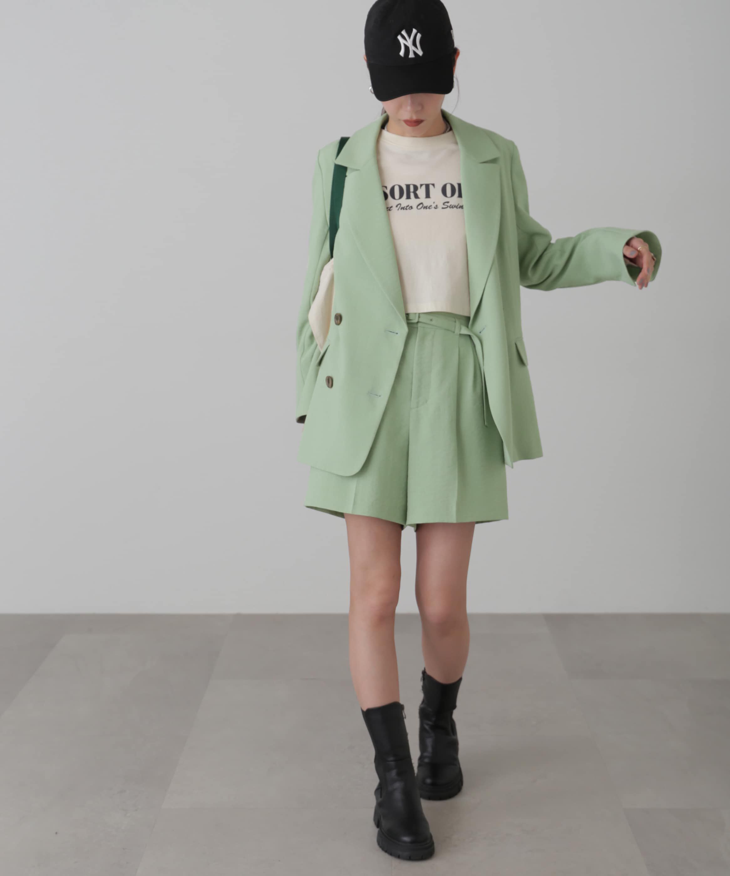  「[低身長サイズ/Sシリーズ]気流染めベルト付ショートパンツ」|その他|