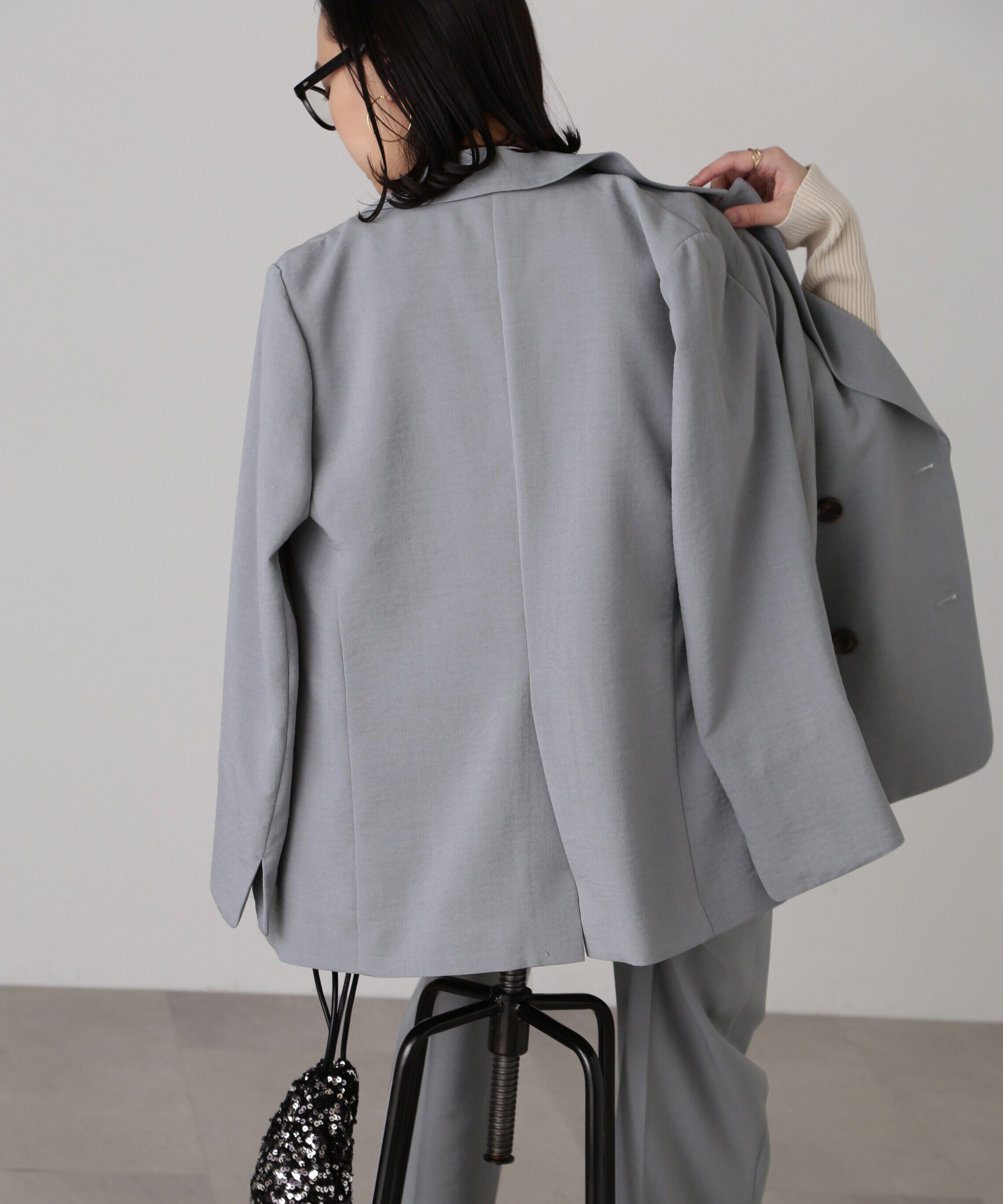  「[低身長サイズ/Sシリーズ]気流染めダブルジャケット」|その他|