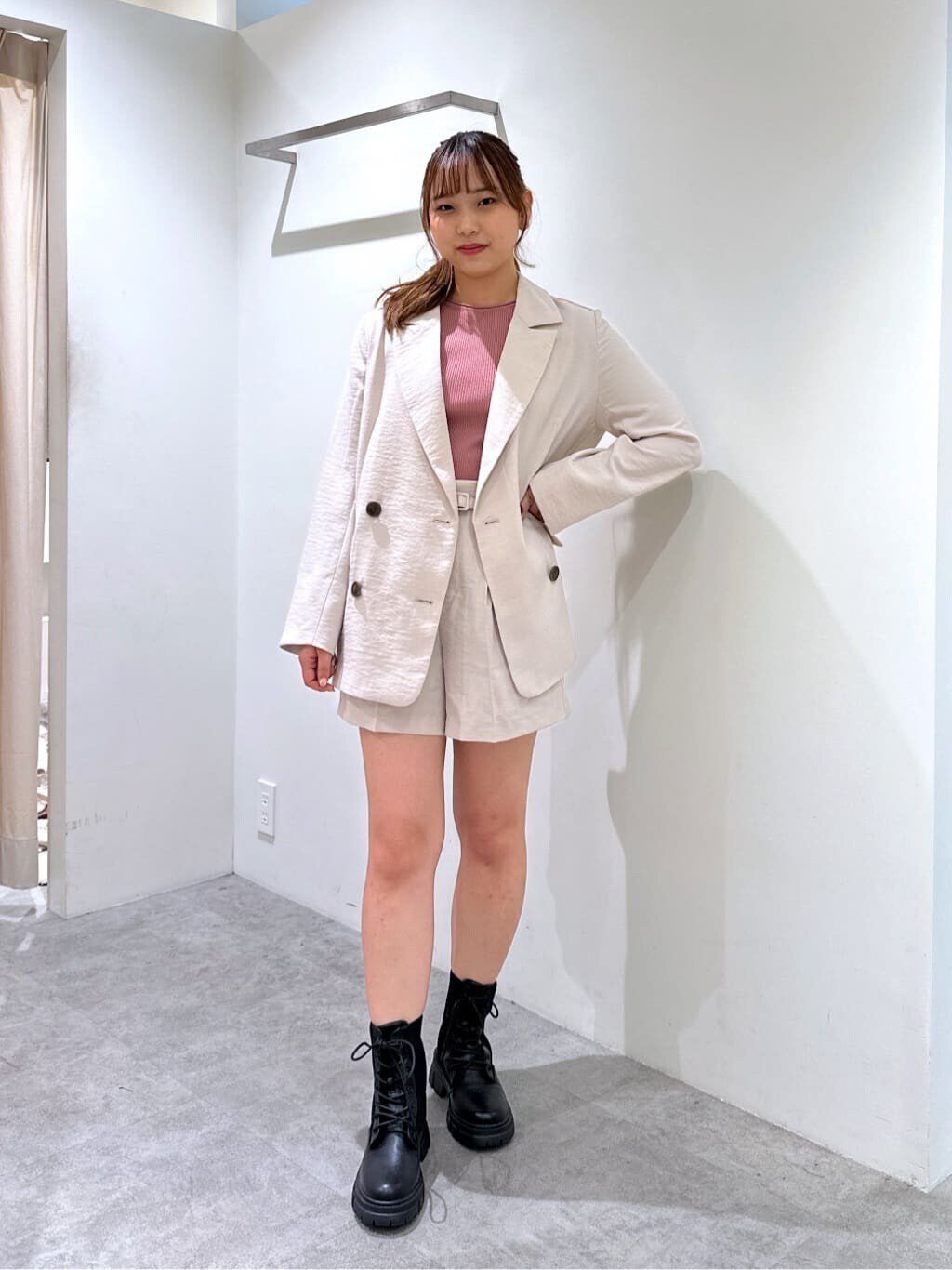  「[低身長サイズ/Sシリーズ]気流染めダブルジャケット」|その他|