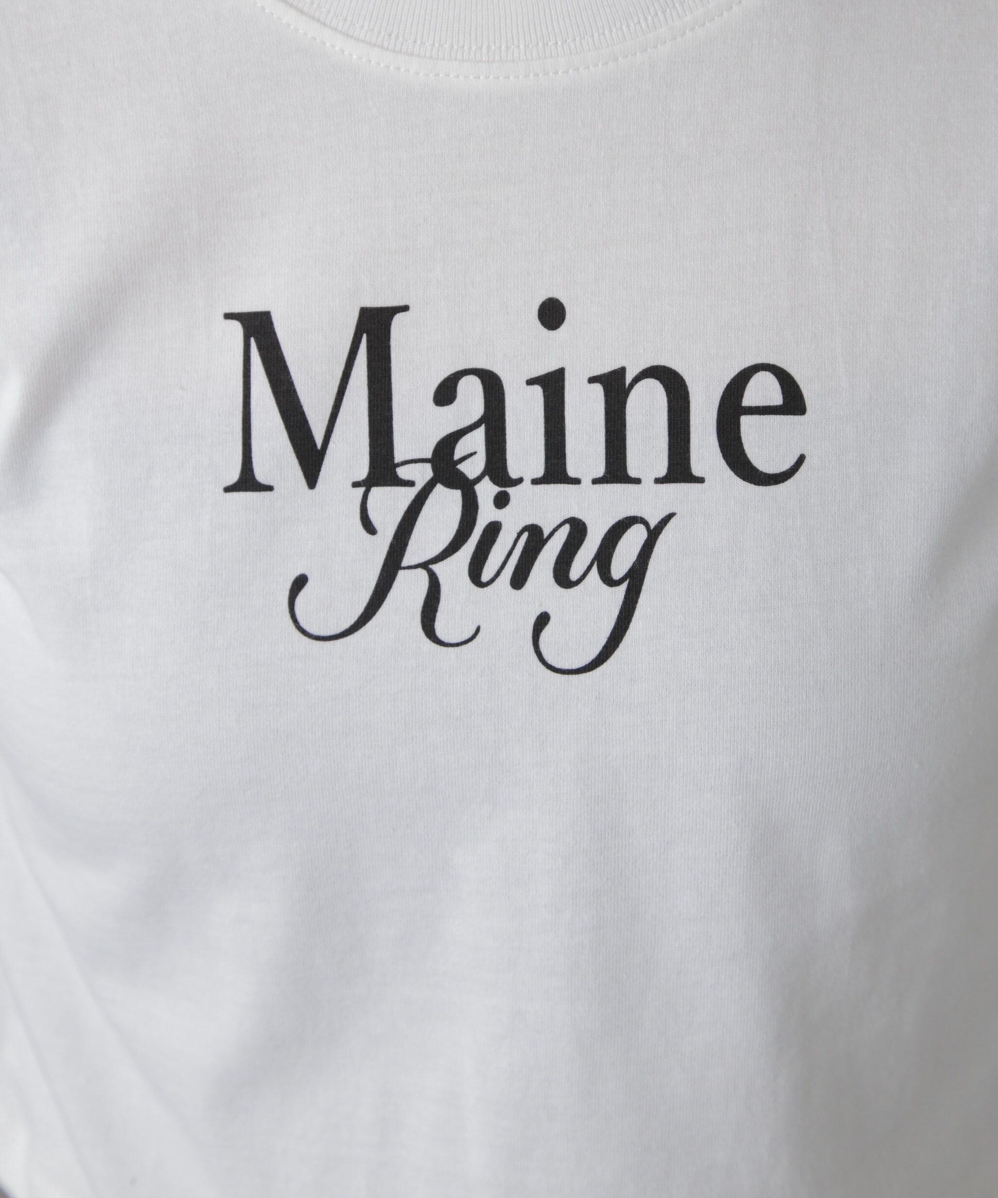  「ショート丈ロゴTシャツ」|Tシャツ・カットソー|