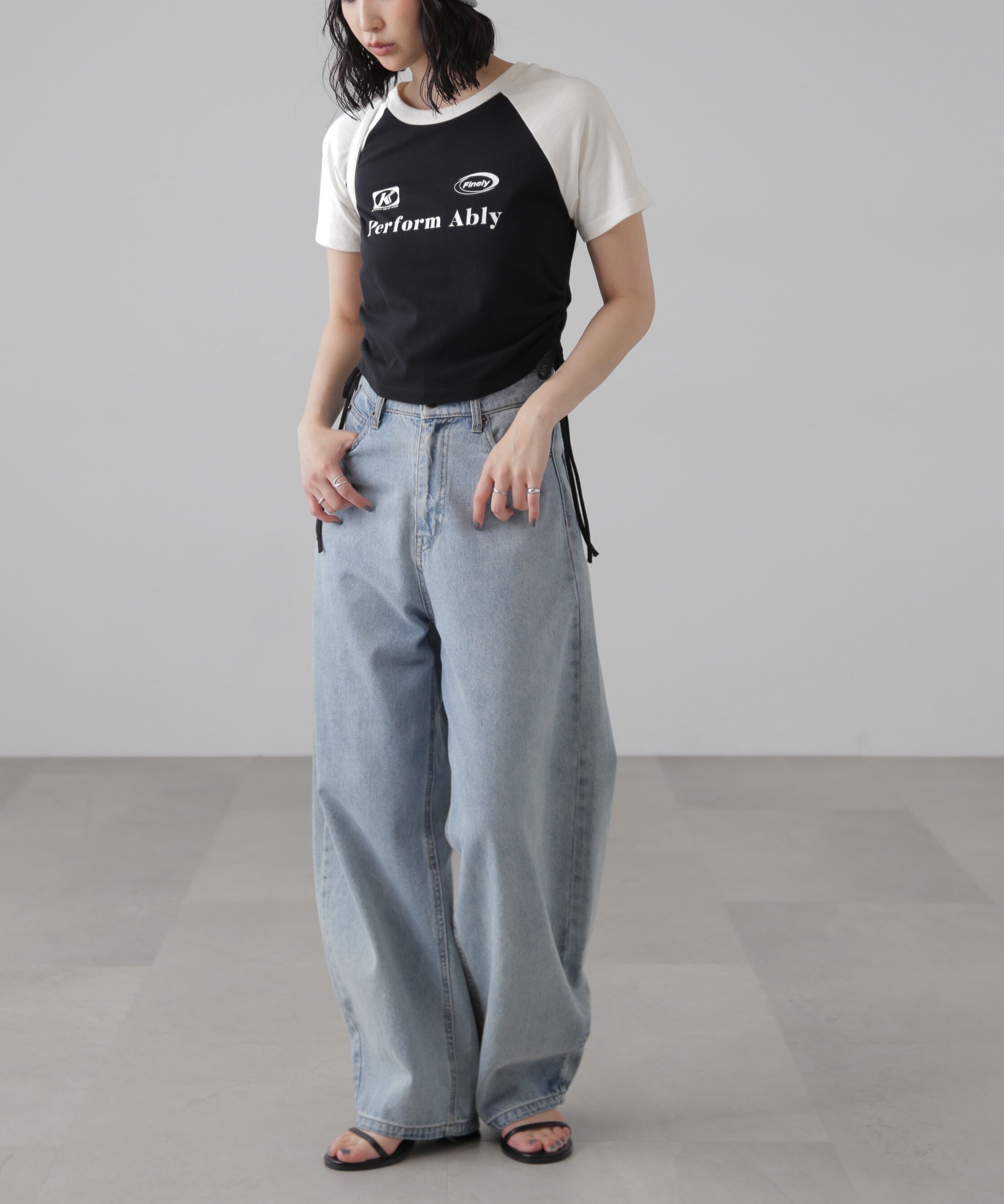  「ドロストラグランTシャツ」|Tシャツ・カットソー|