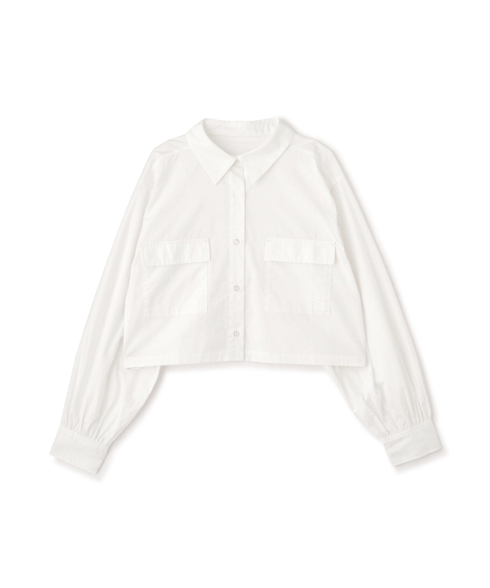  「ビッグポケットショート丈シャツ」|シャツ・ブラウス|