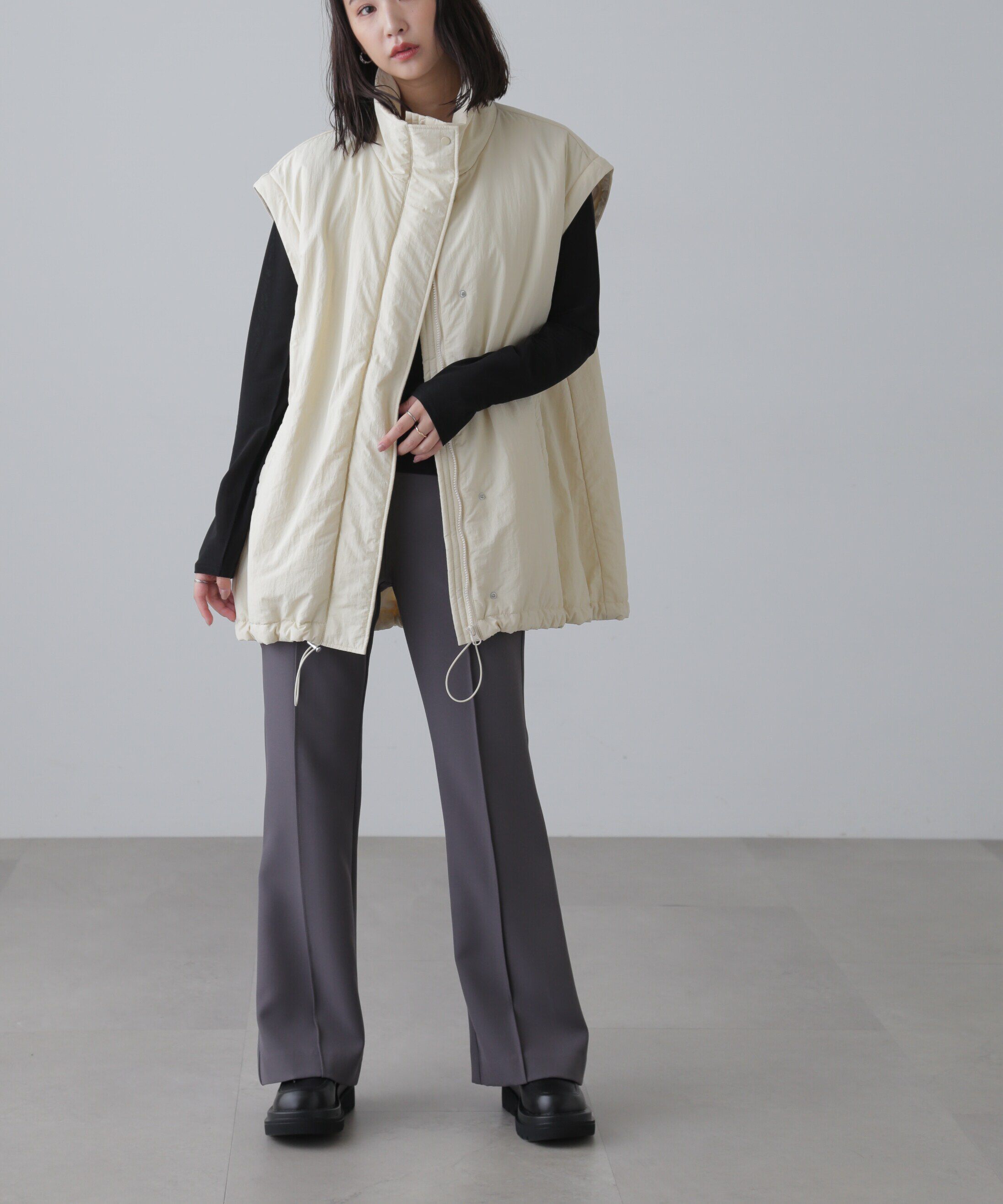  「シアークルーネックカットソー」|Tシャツ・カットソー|