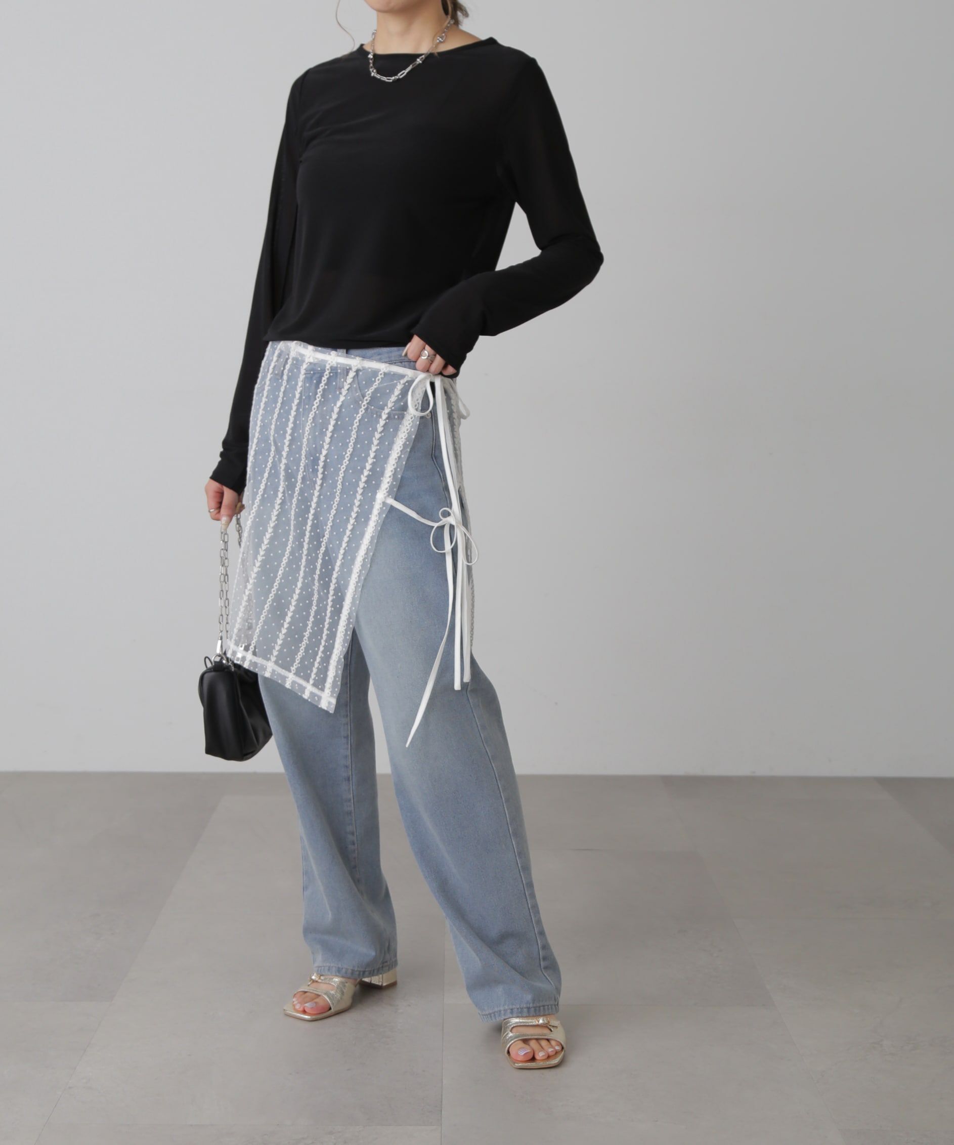  「シアークルーネックカットソー」|Tシャツ・カットソー|