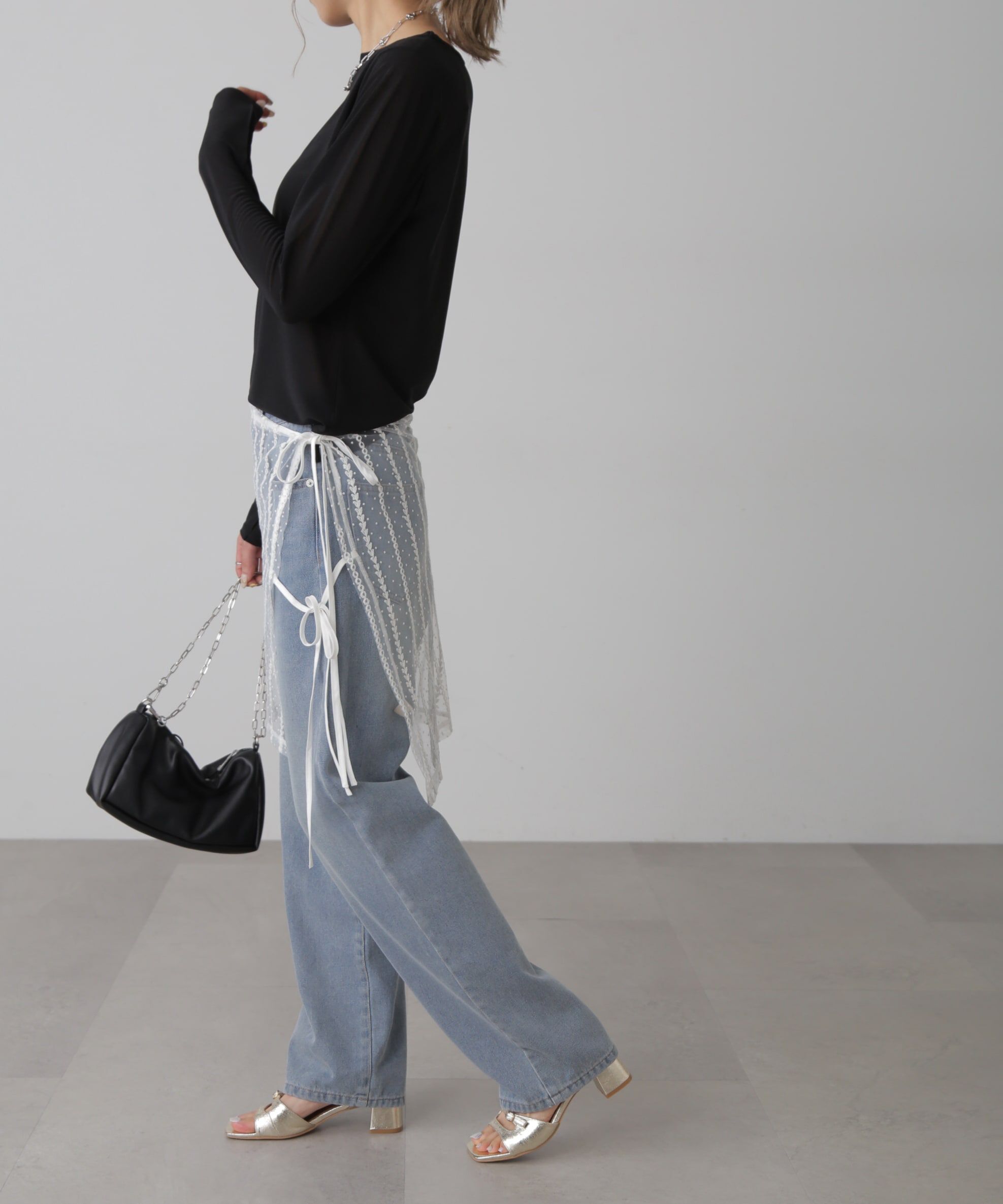  「シアークルーネックカットソー」|Tシャツ・カットソー|