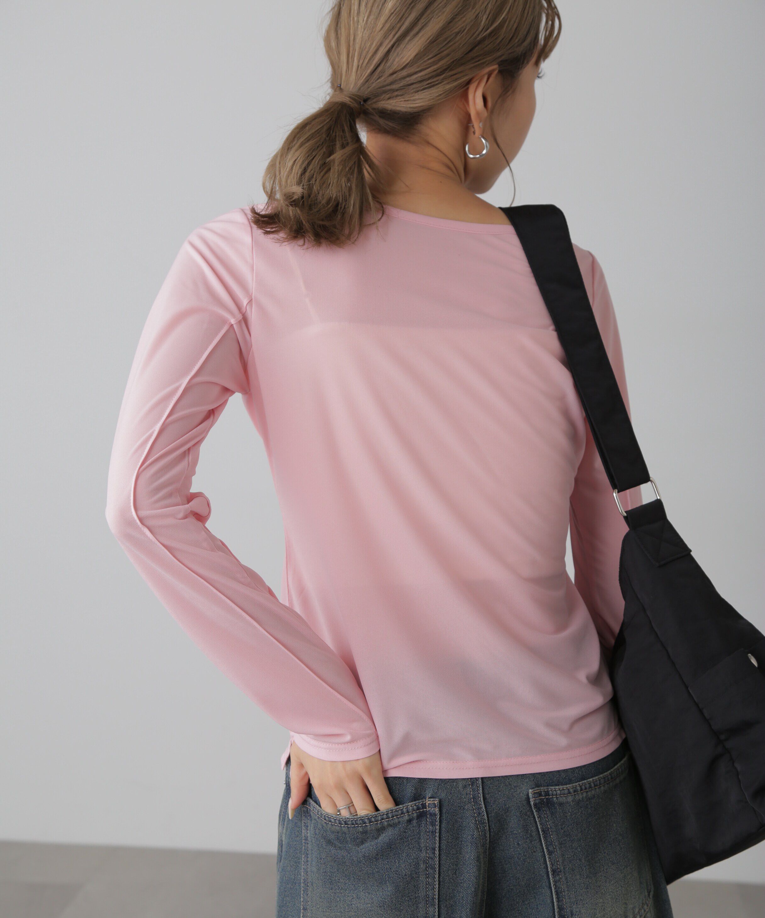  「シアークルーネックカットソー」|Tシャツ・カットソー|