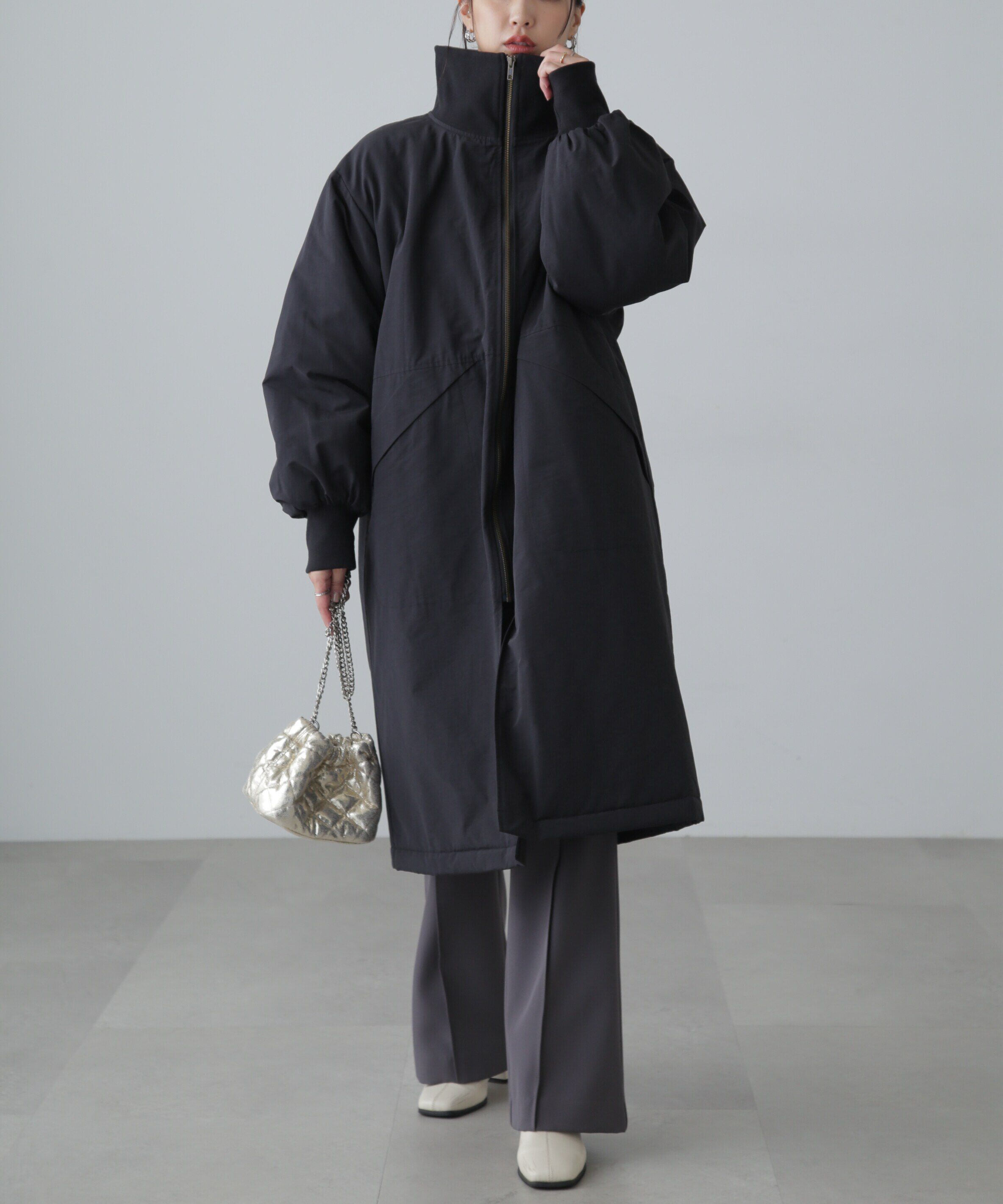  「リブスタンドロングコート」|その他|