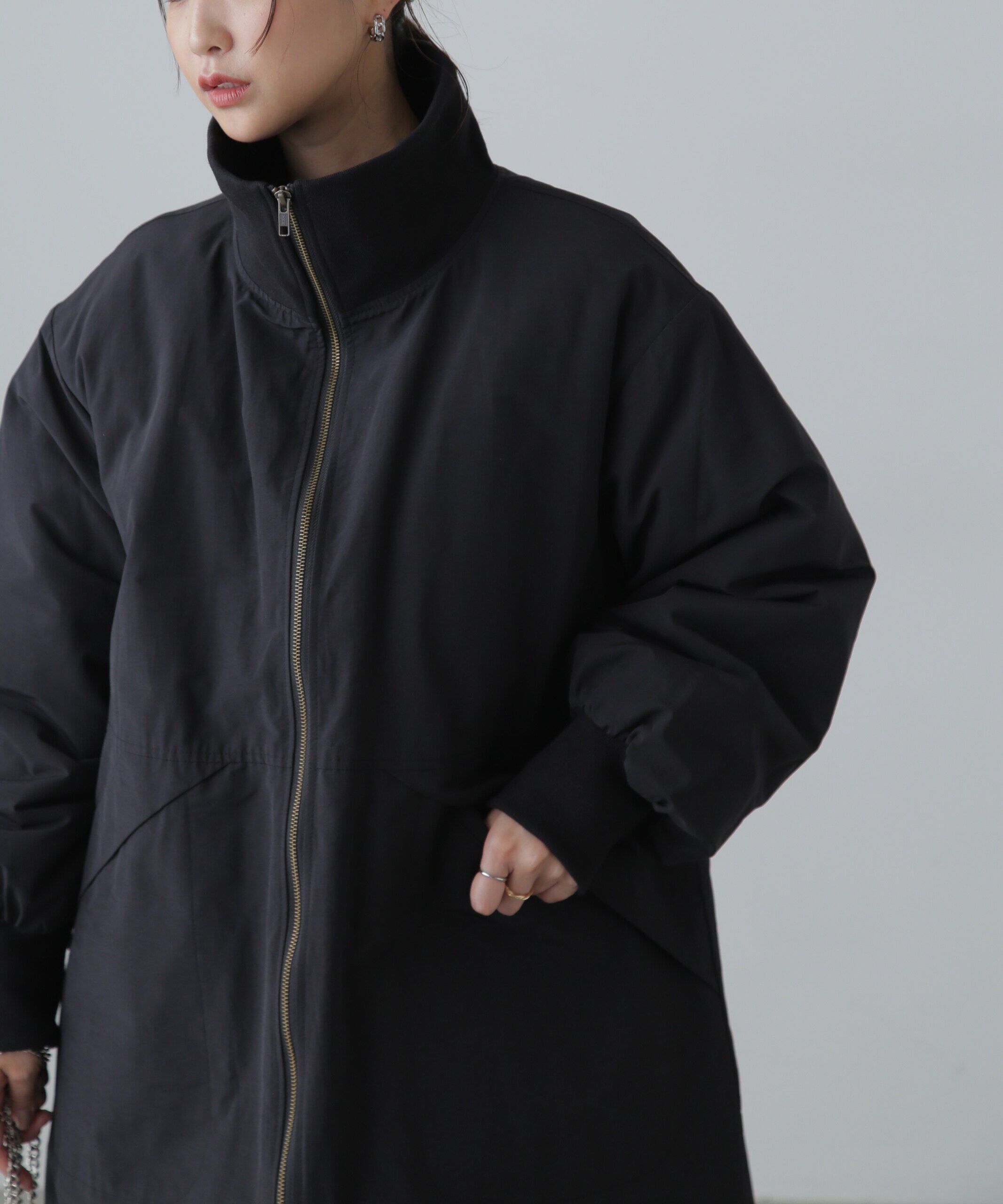  「リブスタンドロングコート」|その他|