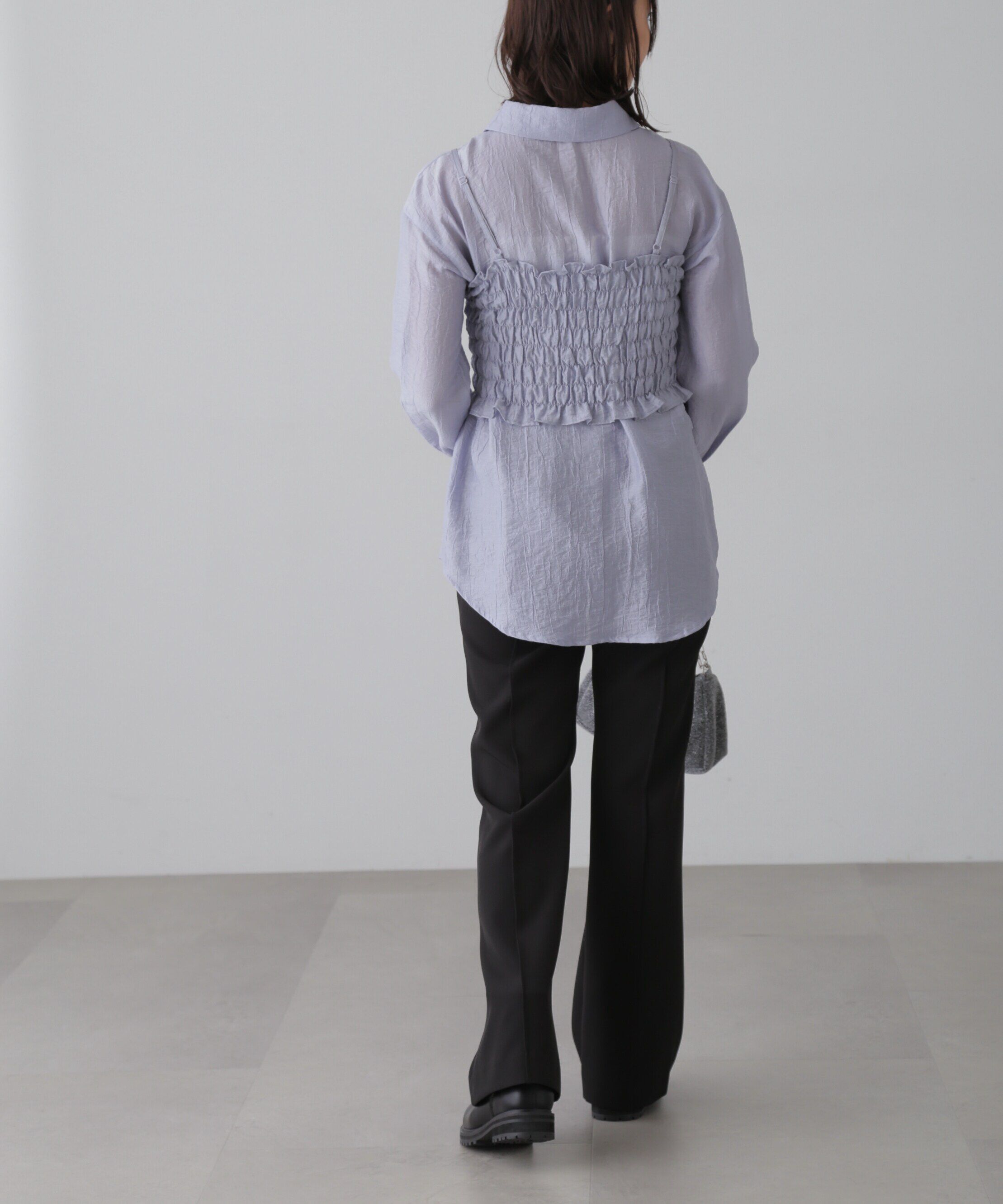  「[低身長サイズ/Sシリーズ]フレアセンタープレスパンツ」|その他|