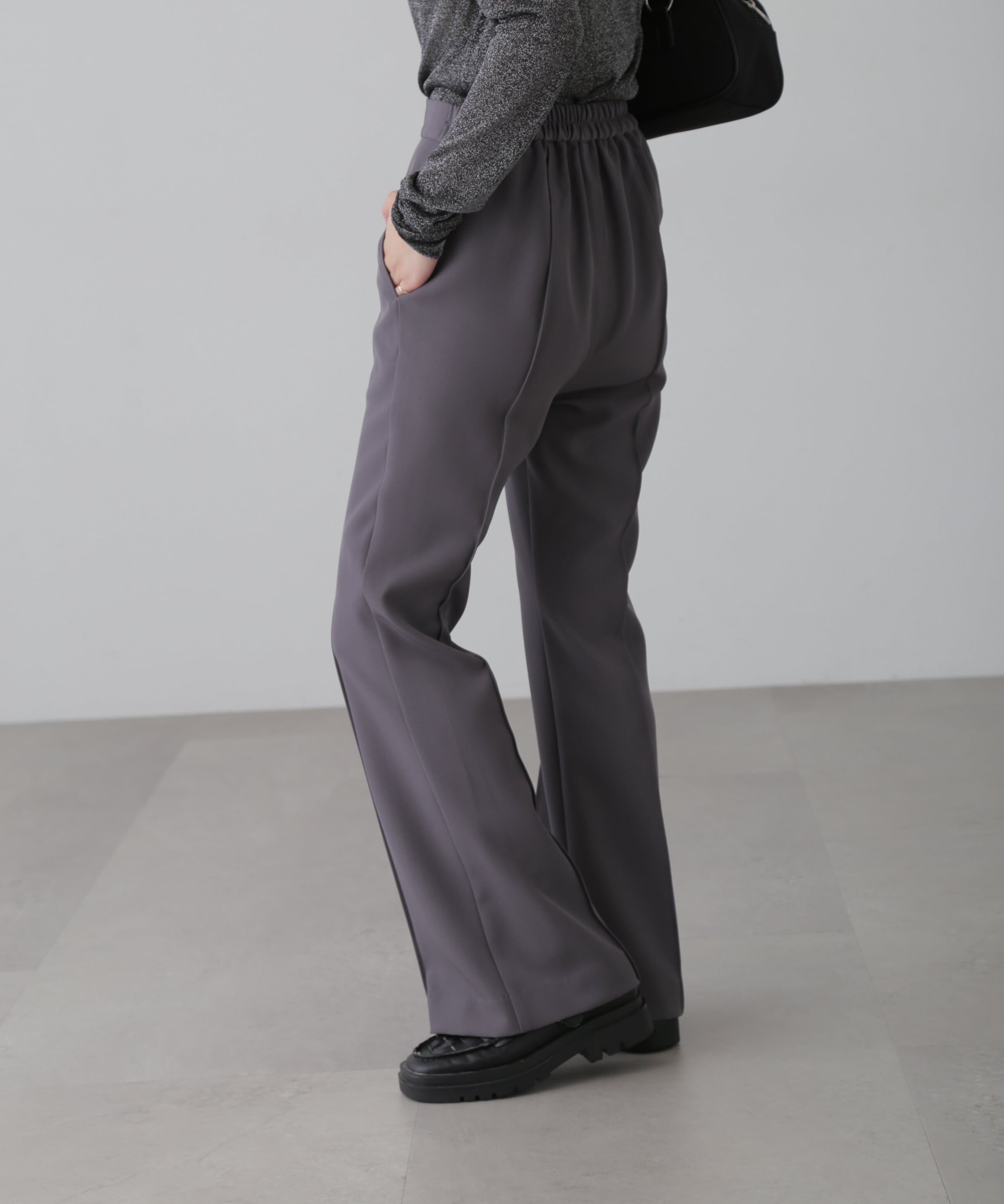  「[低身長サイズ/Sシリーズ]フレアセンタープレスパンツ」|その他|