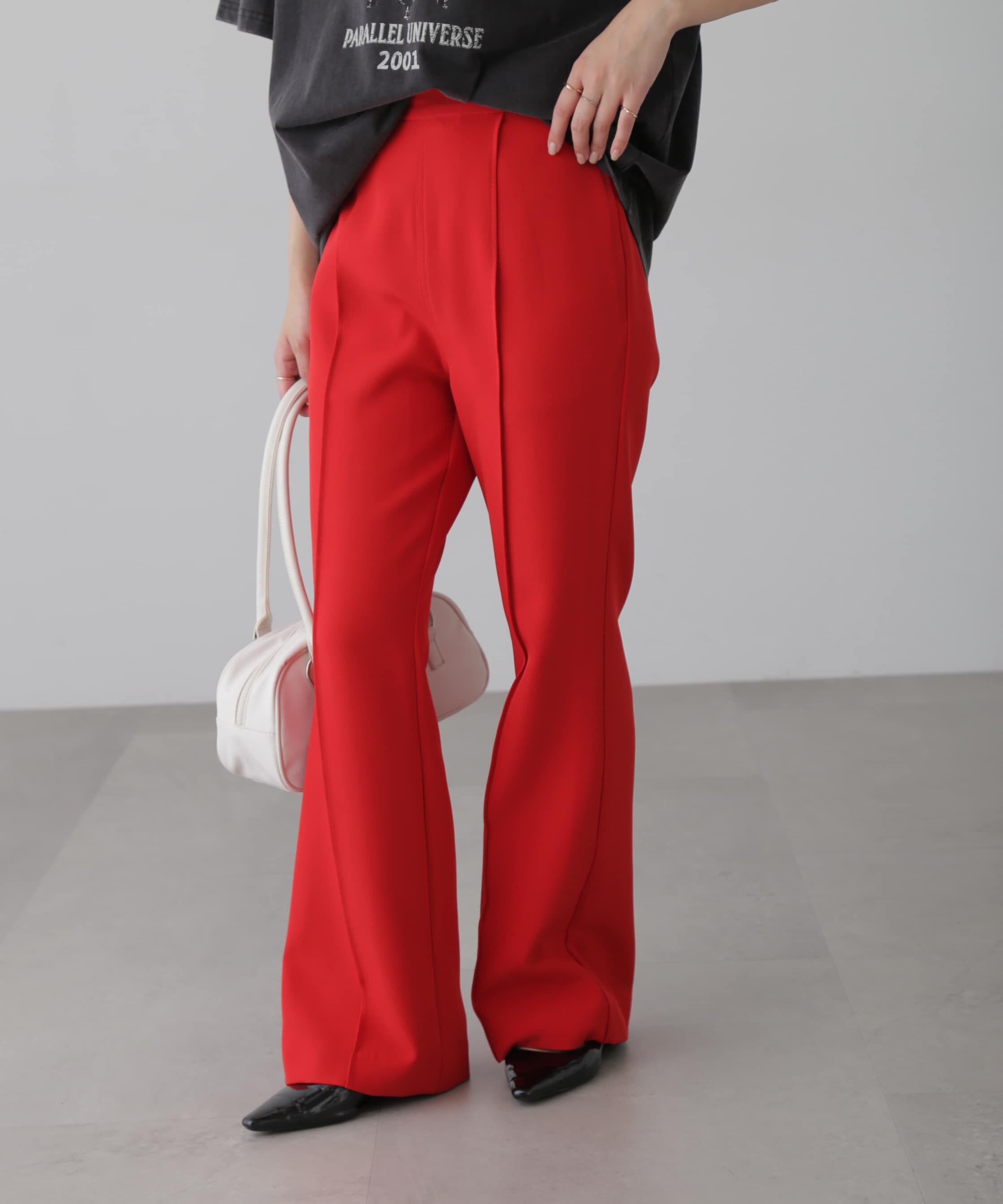  「[低身長サイズ/Sシリーズ]フレアセンタープレスパンツ」|その他|