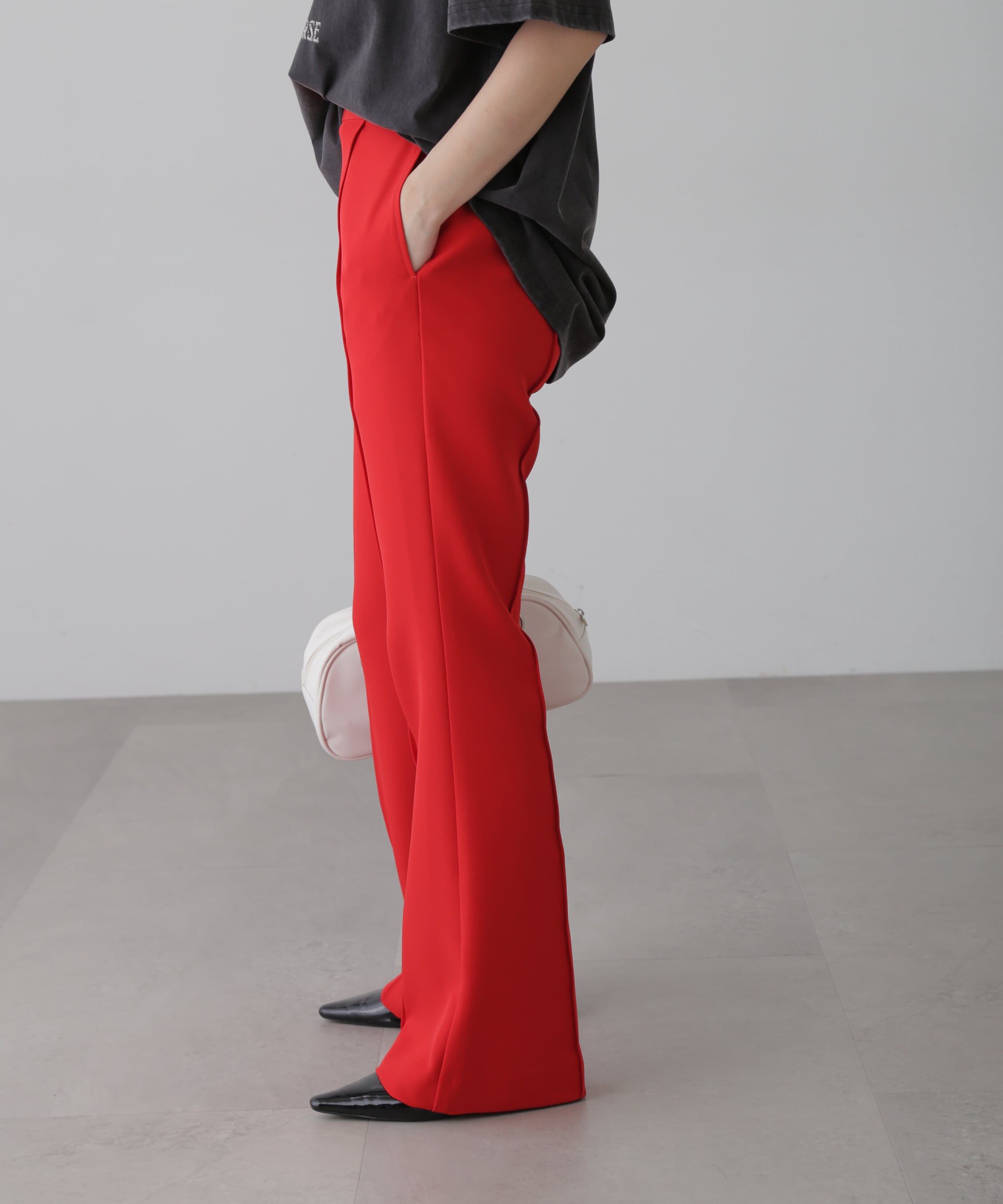  「[低身長サイズ/Sシリーズ]フレアセンタープレスパンツ」|その他|