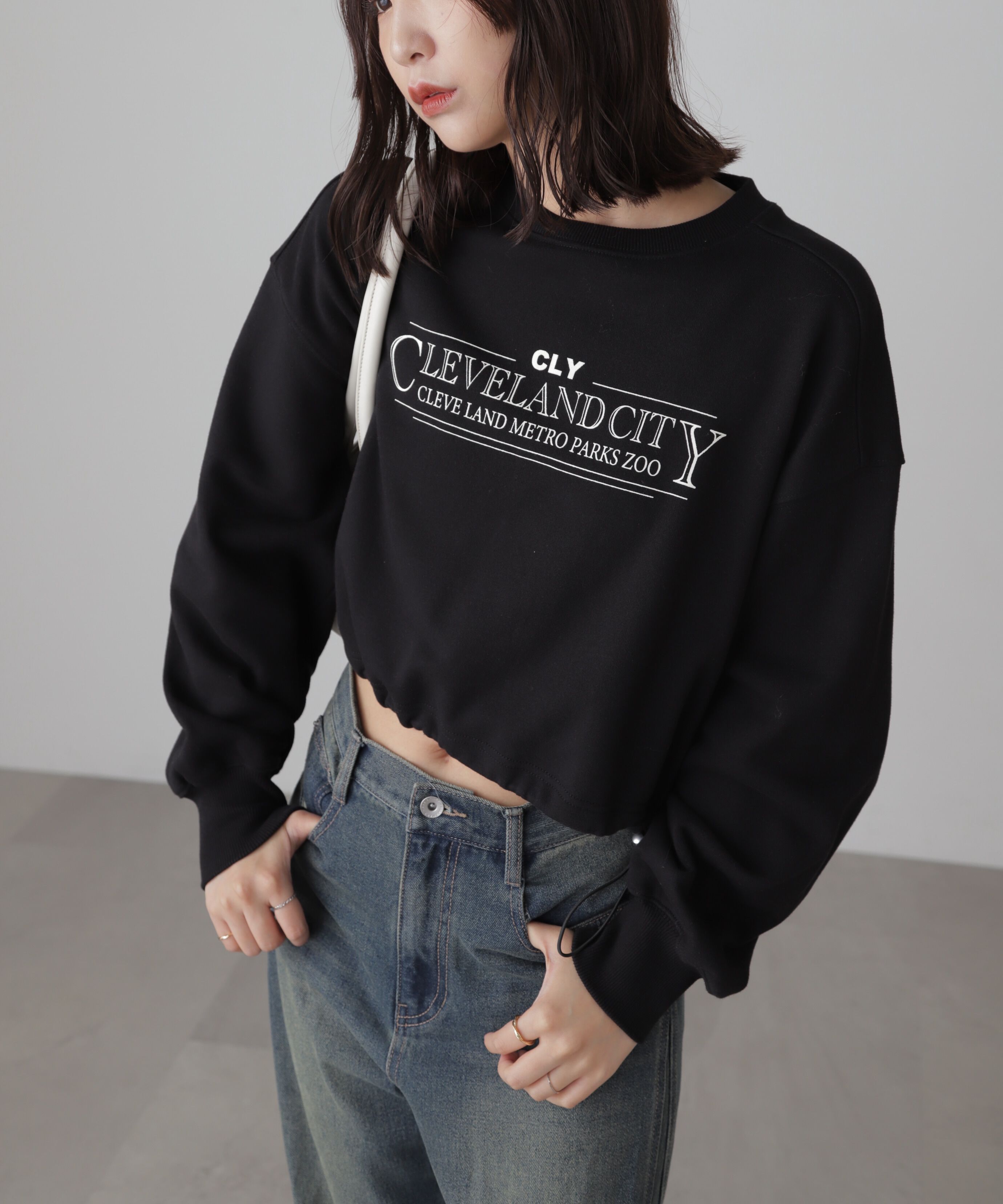  「裾ドロストスウェット」|Tシャツ・カットソー|