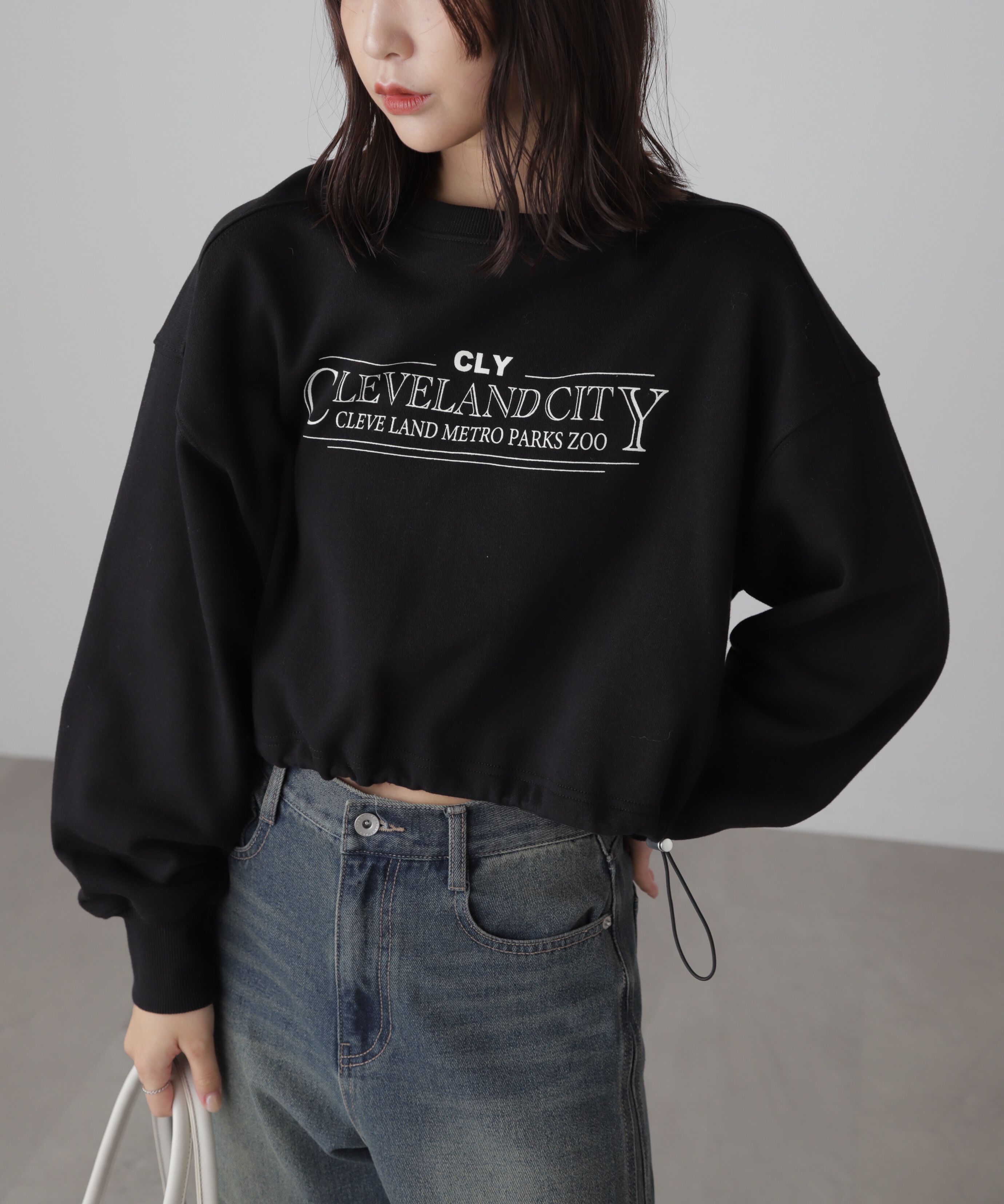  「裾ドロストスウェット」|Tシャツ・カットソー|