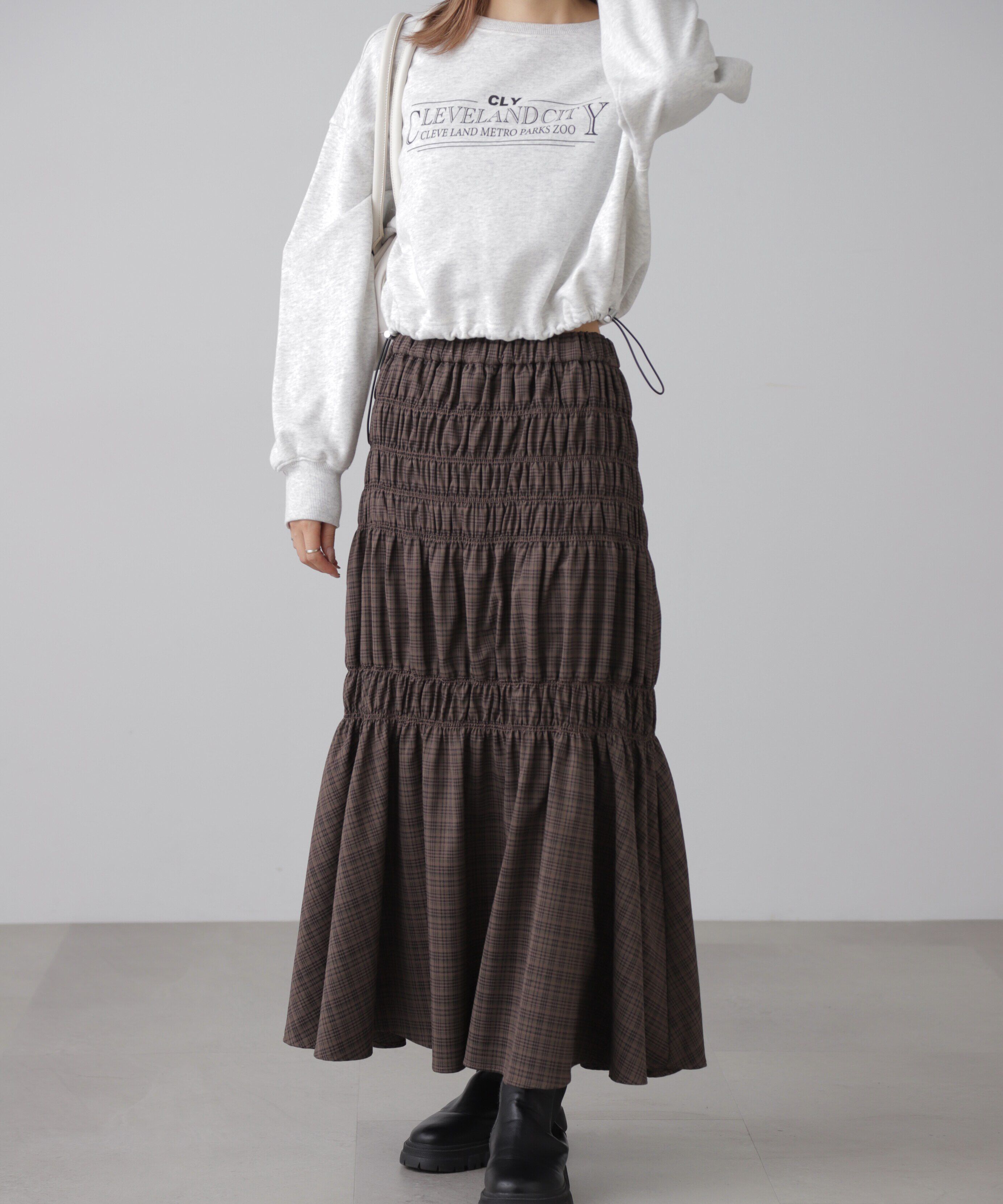  「裾ドロストスウェット」|Tシャツ・カットソー|