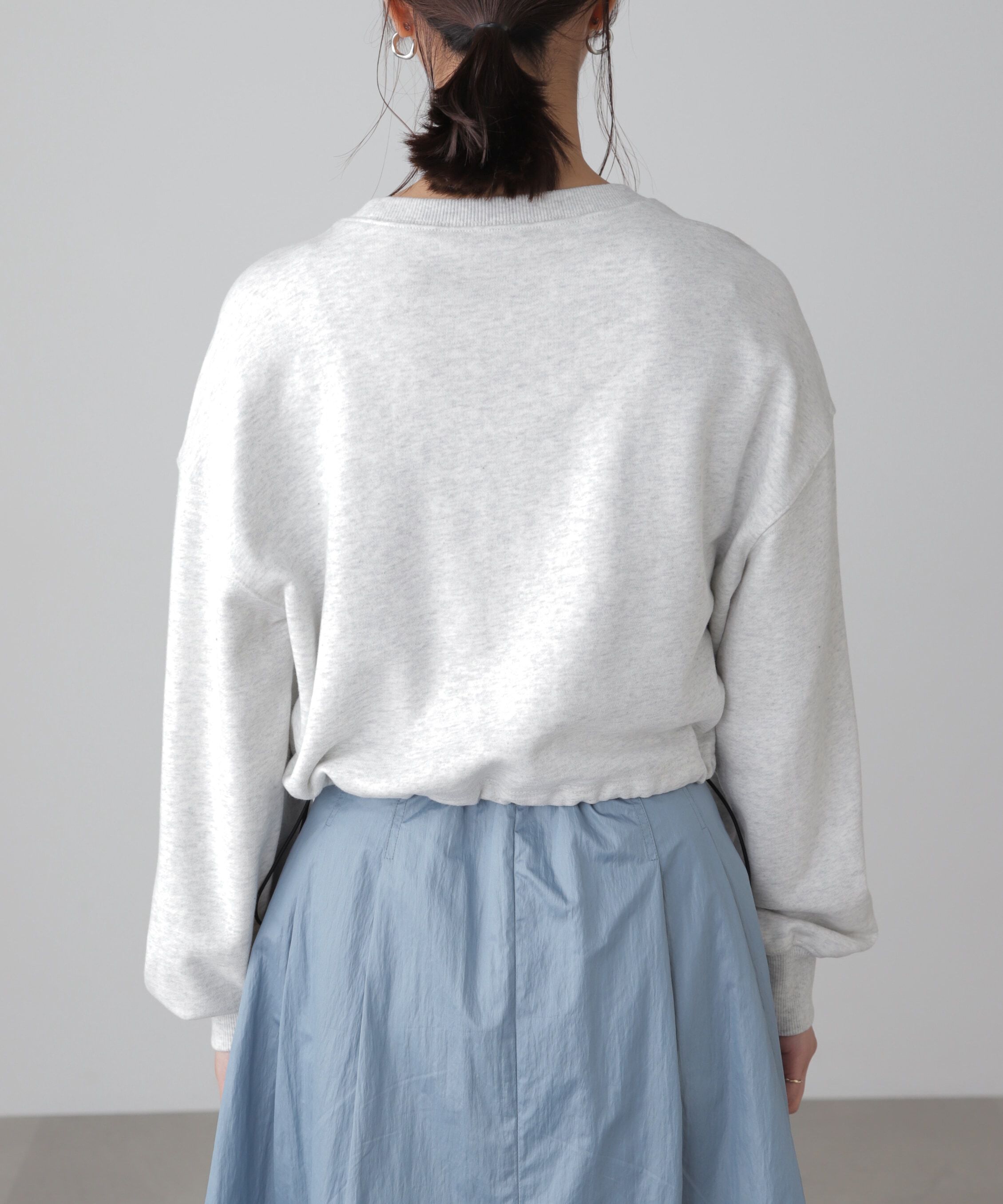  「裾ドロストスウェット」|Tシャツ・カットソー|