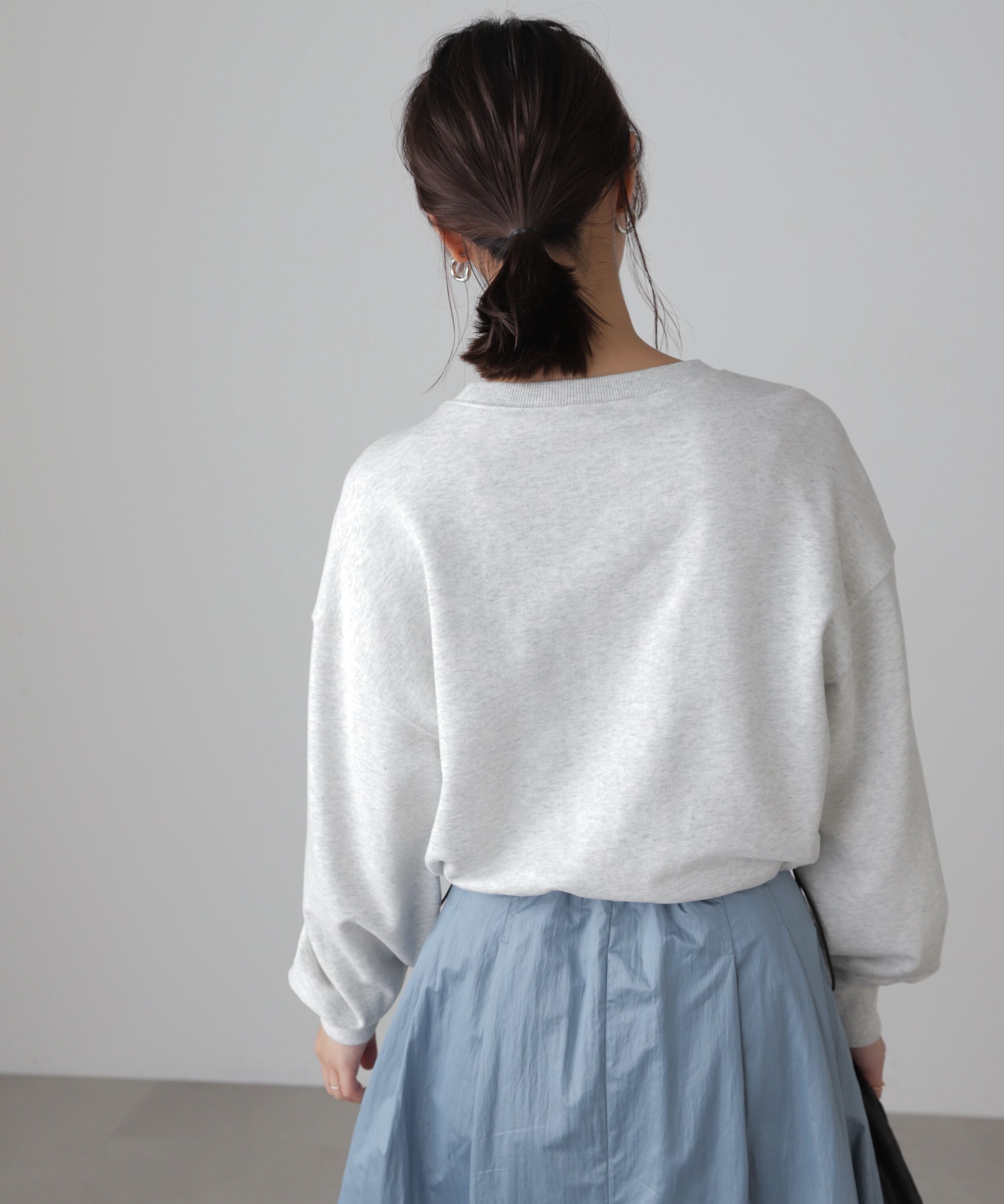  「裾ドロストスウェット」|Tシャツ・カットソー|