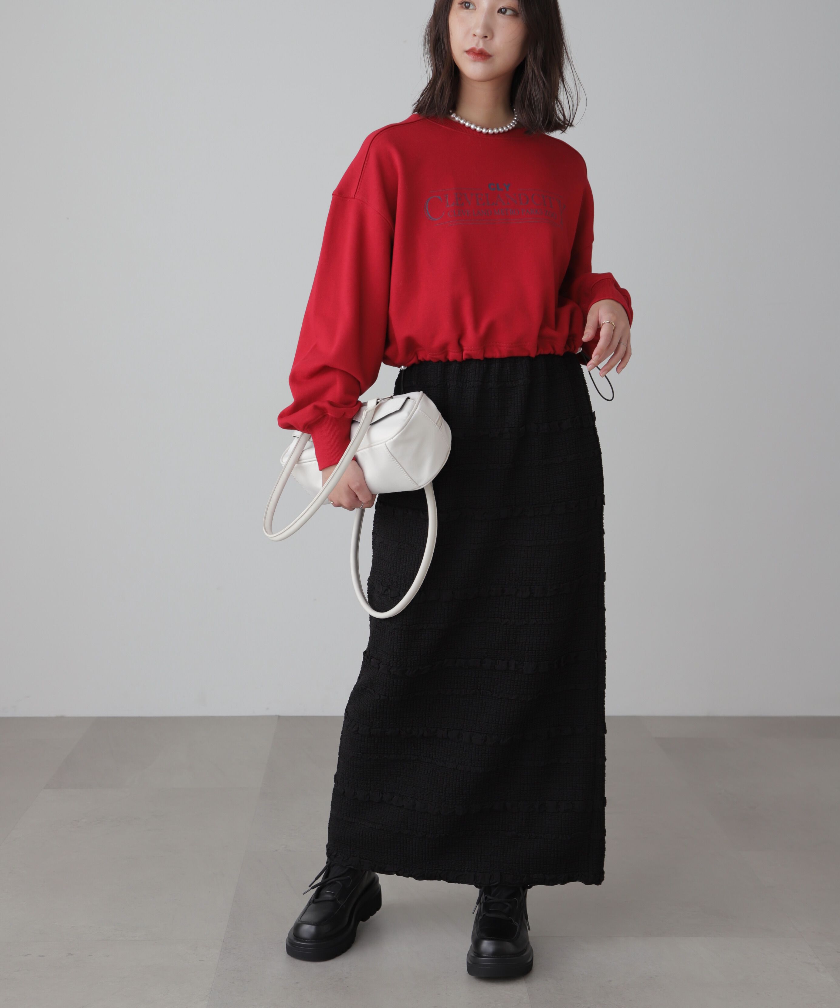  「裾ドロストスウェット」|Tシャツ・カットソー|