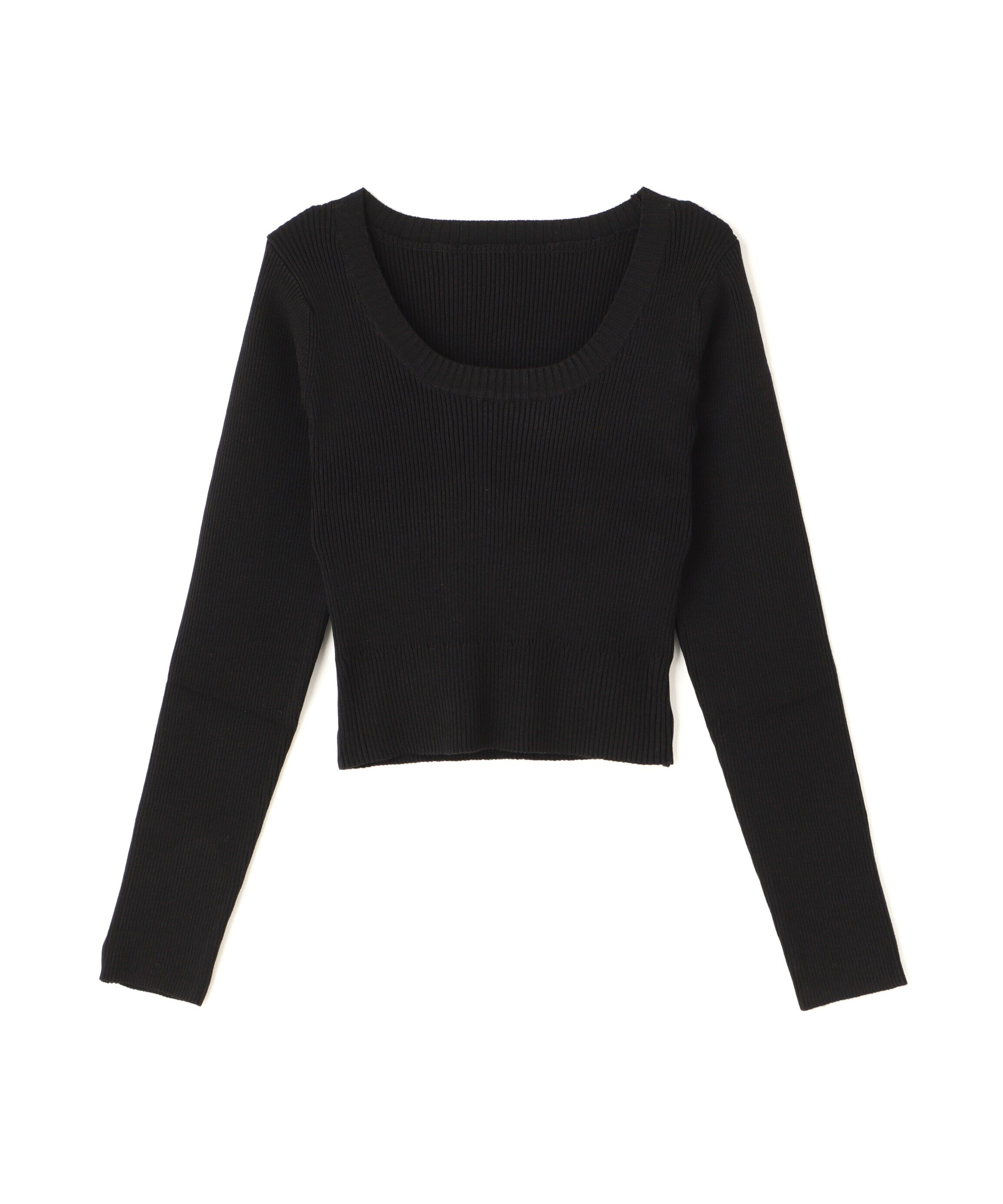  「〈洗える〉マシンウォッシャブルUネックニット」|ニット・セーター|