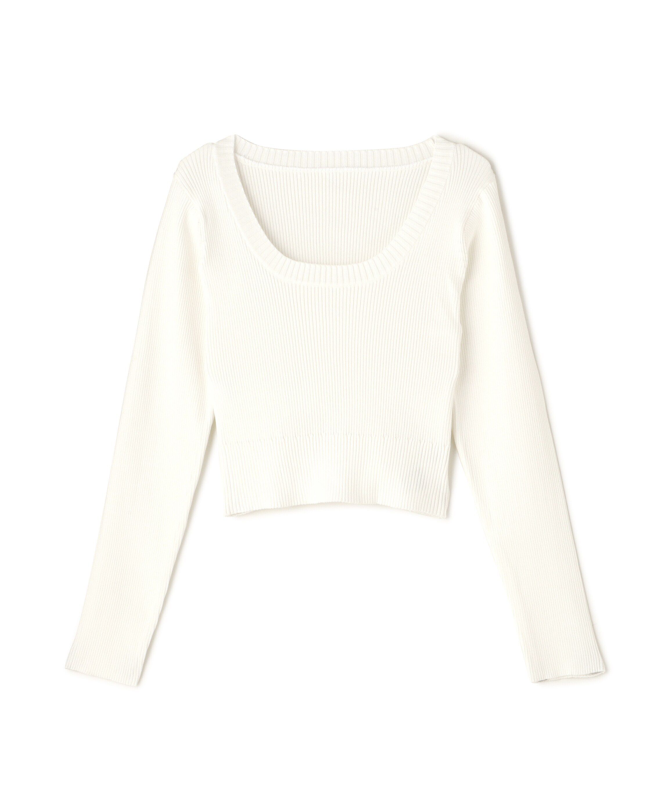  「〈洗える〉マシンウォッシャブルUネックニット」|ニット・セーター|