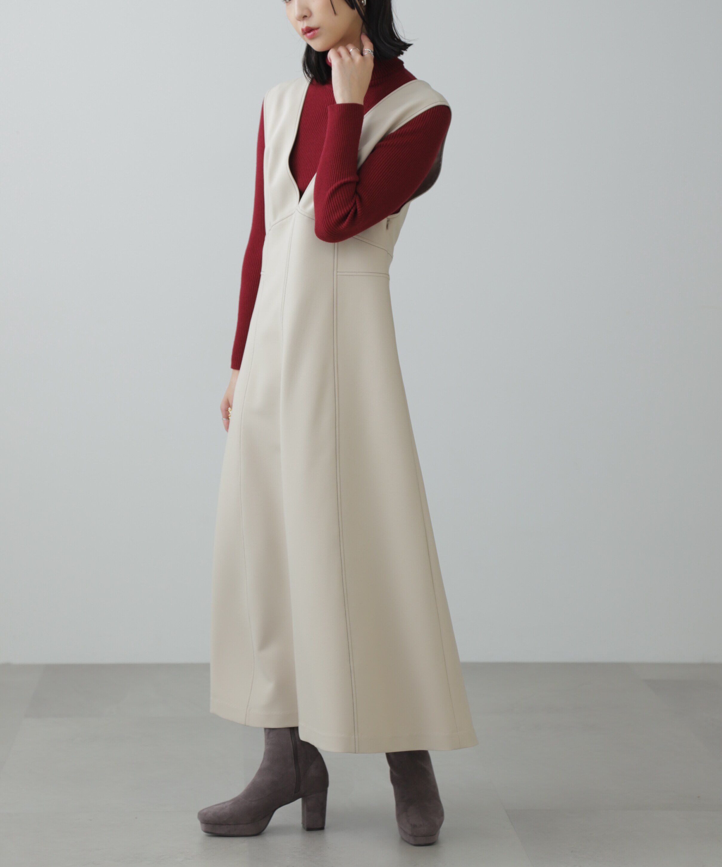  「タートルネックリブニット」|ニット・セーター|