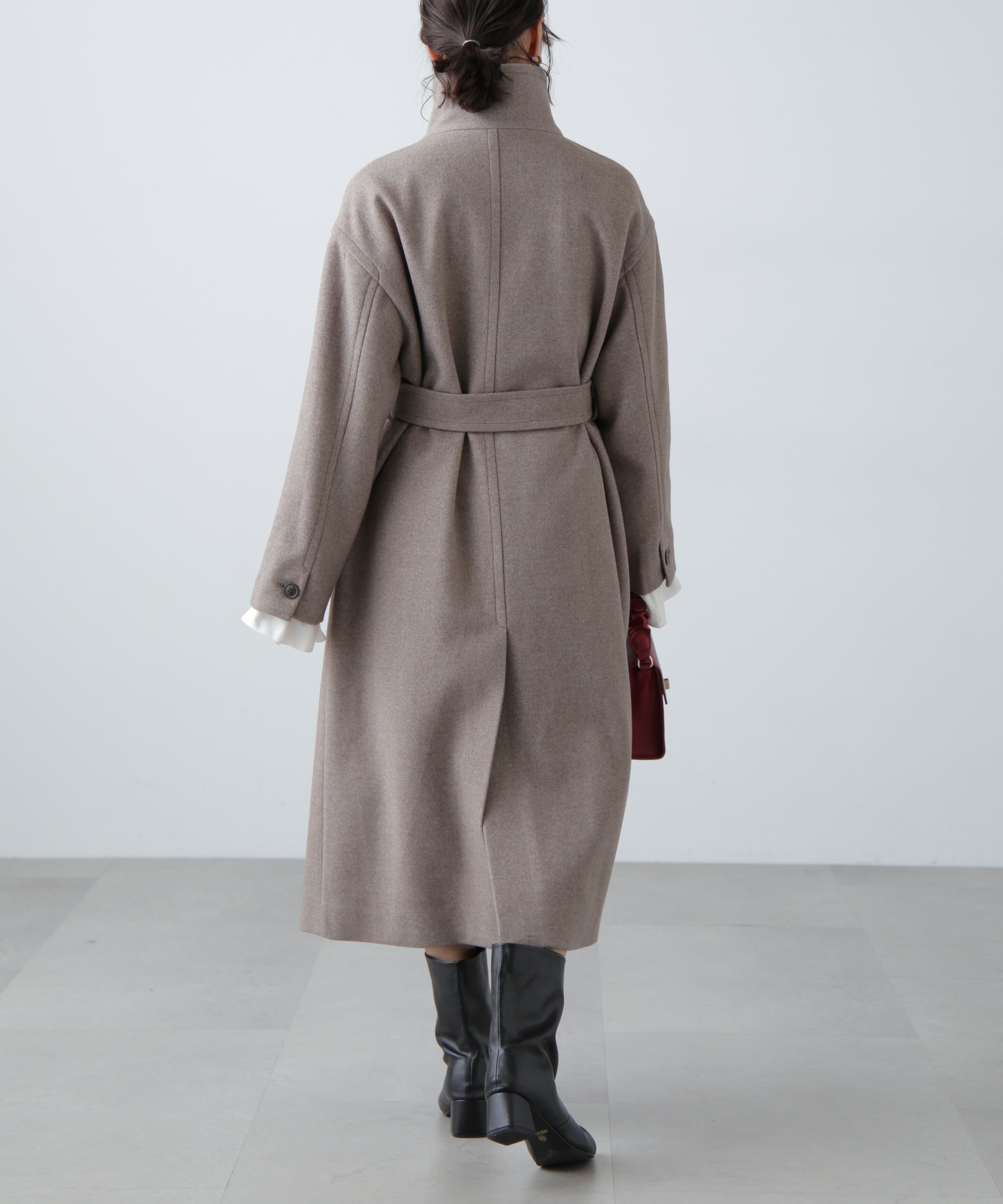  「スタンドカラーロングコート」|その他|