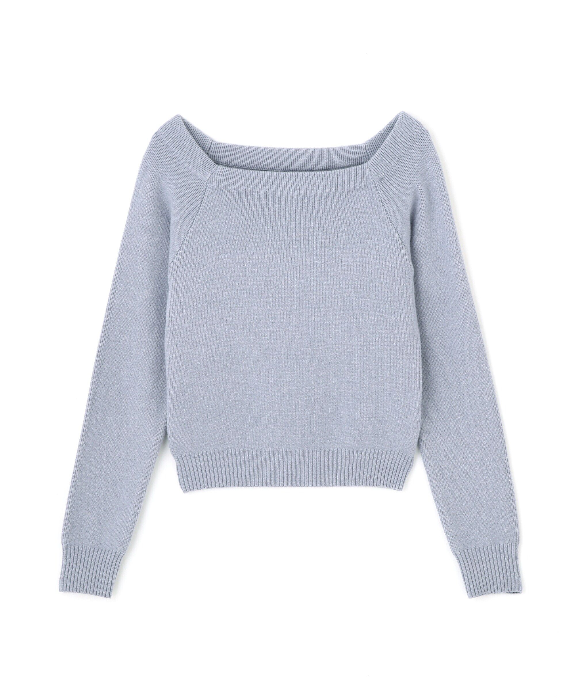  「スクエアネックコンパクトニット」|ニット・セーター|