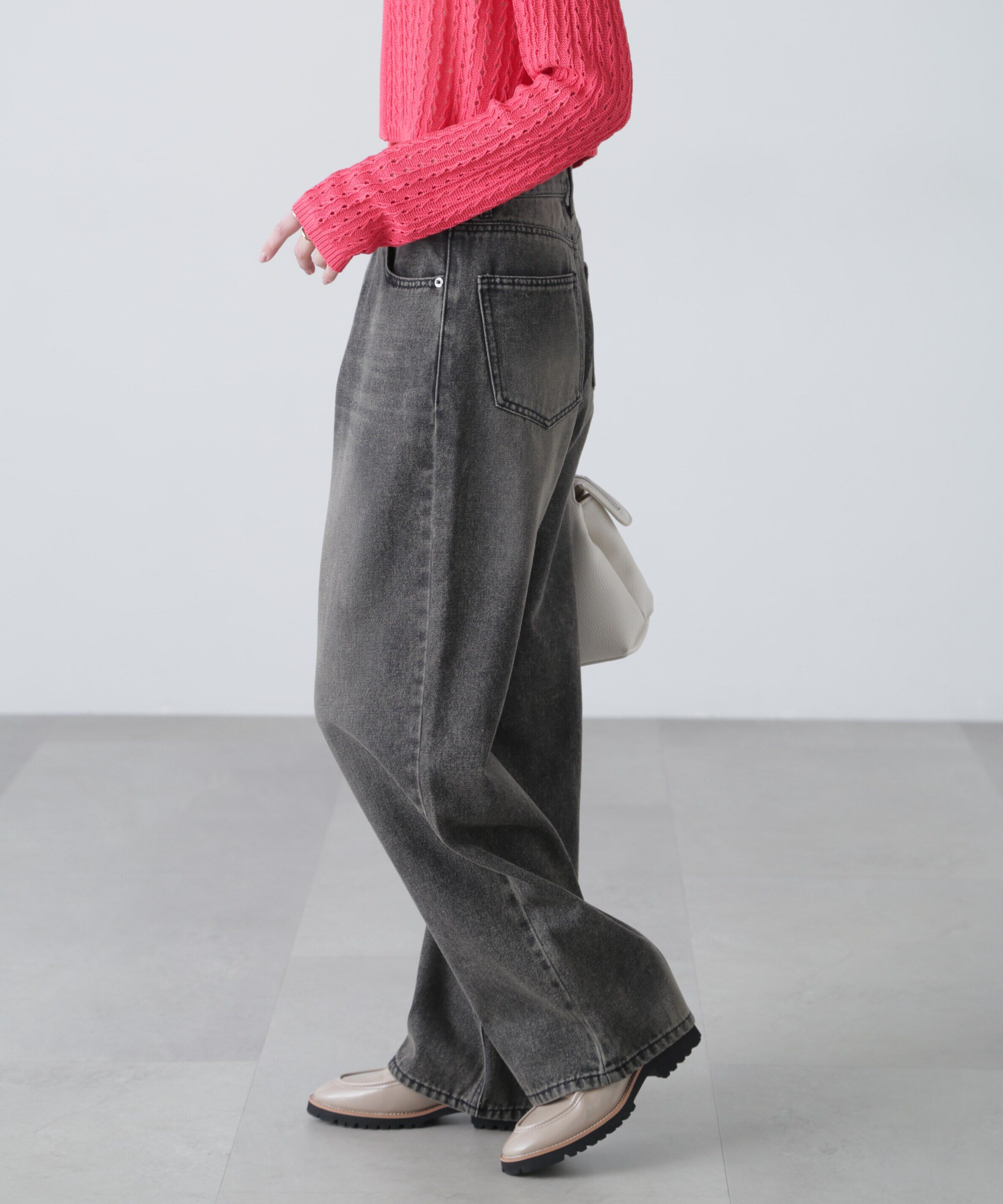  「ブラストオーバーダイワイドストレートデニムパンツ」|その他|