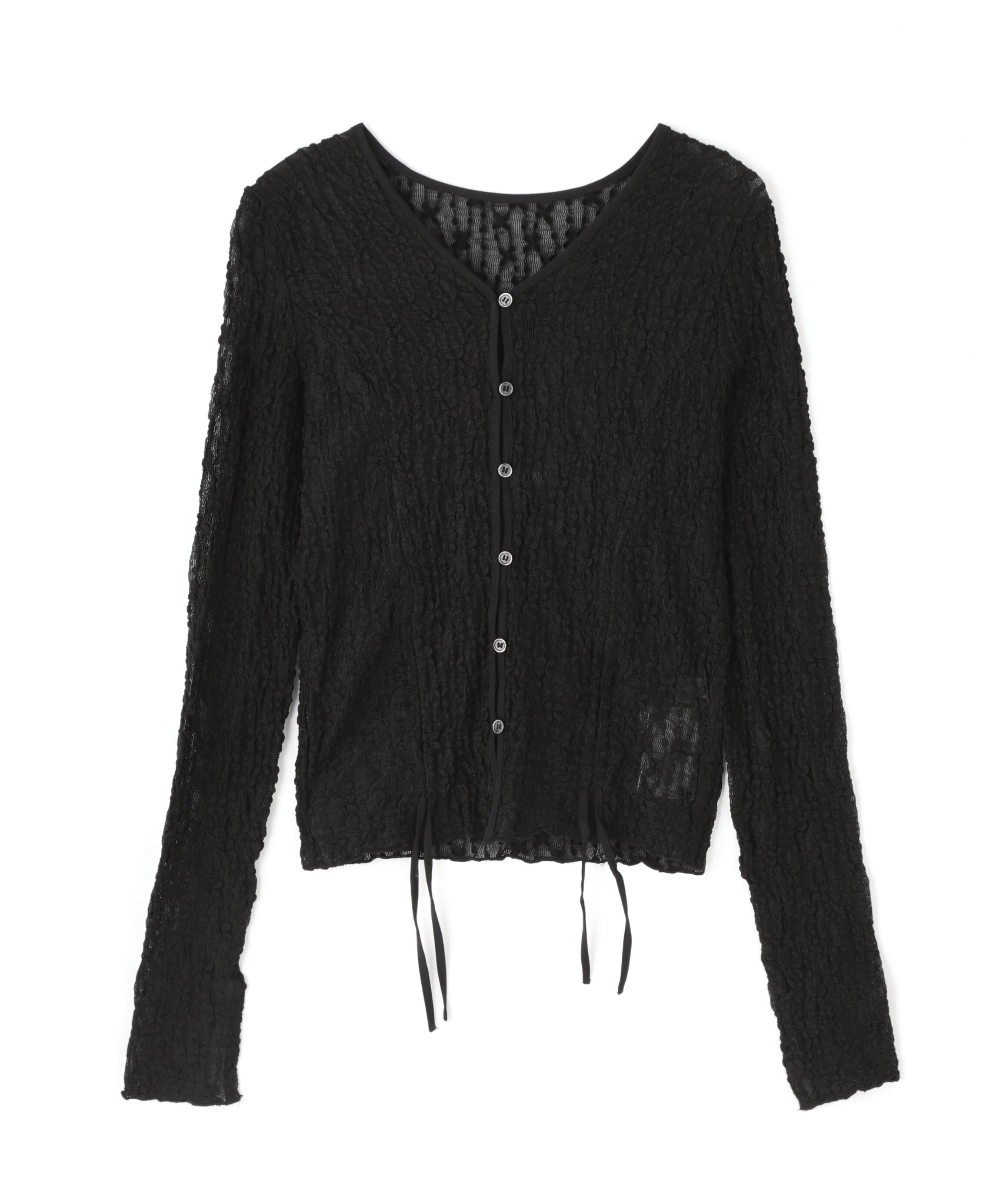  「シアーレースドロストカーディガン」|Tシャツ・カットソー|