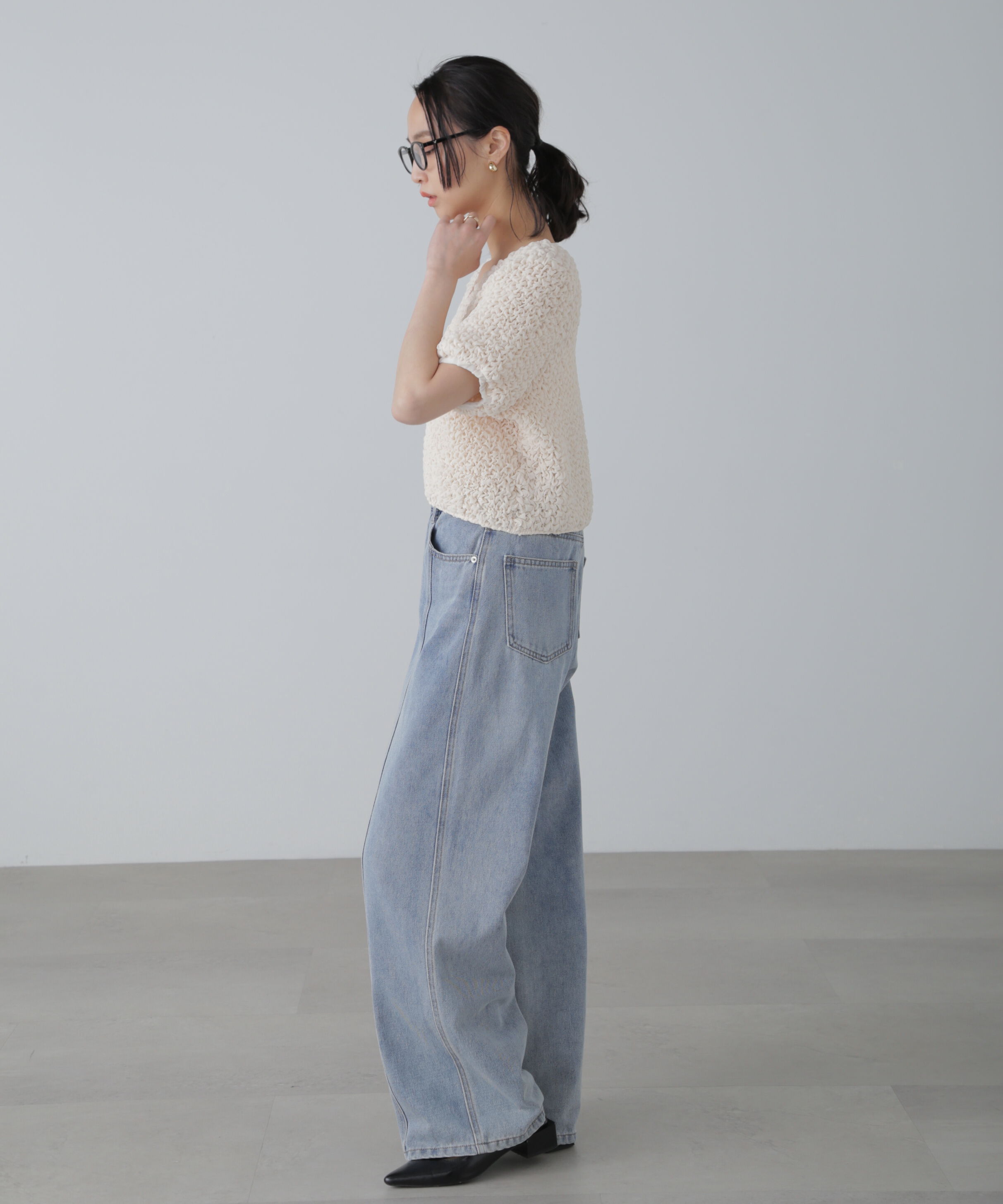  「ワイドストレートカラーパンツ」|その他|