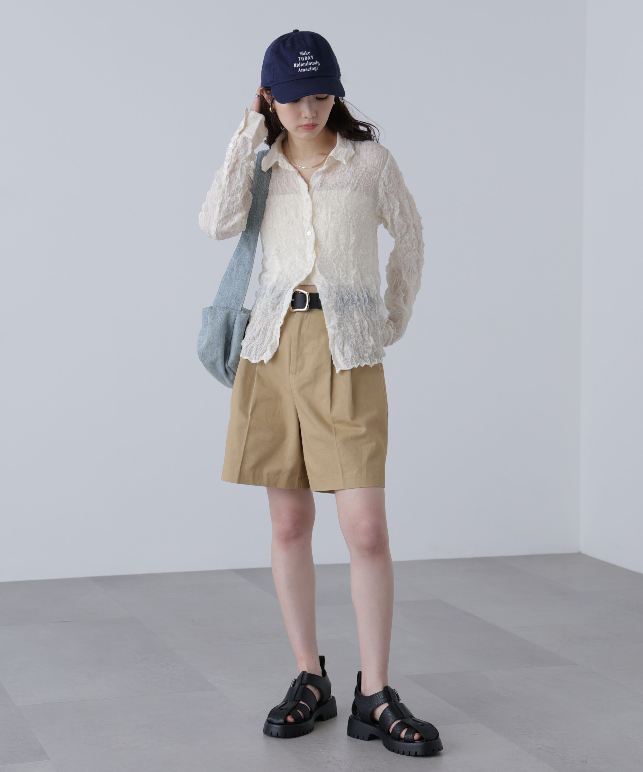  「シアースリムシャツ」|シャツ・ブラウス|